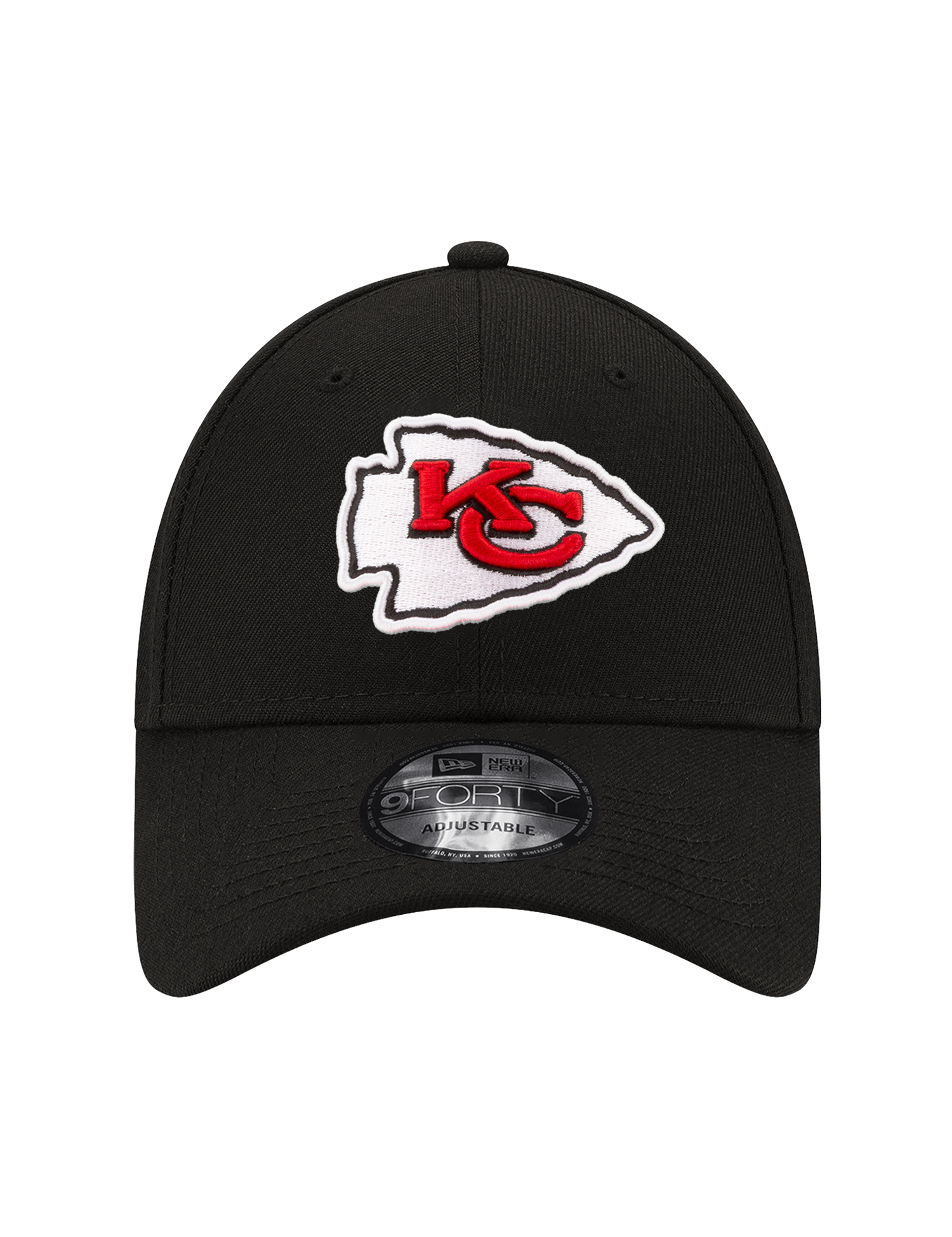 Kansas City Chiefs New Era NFL Team 9FORTY Strapback Hat - Black