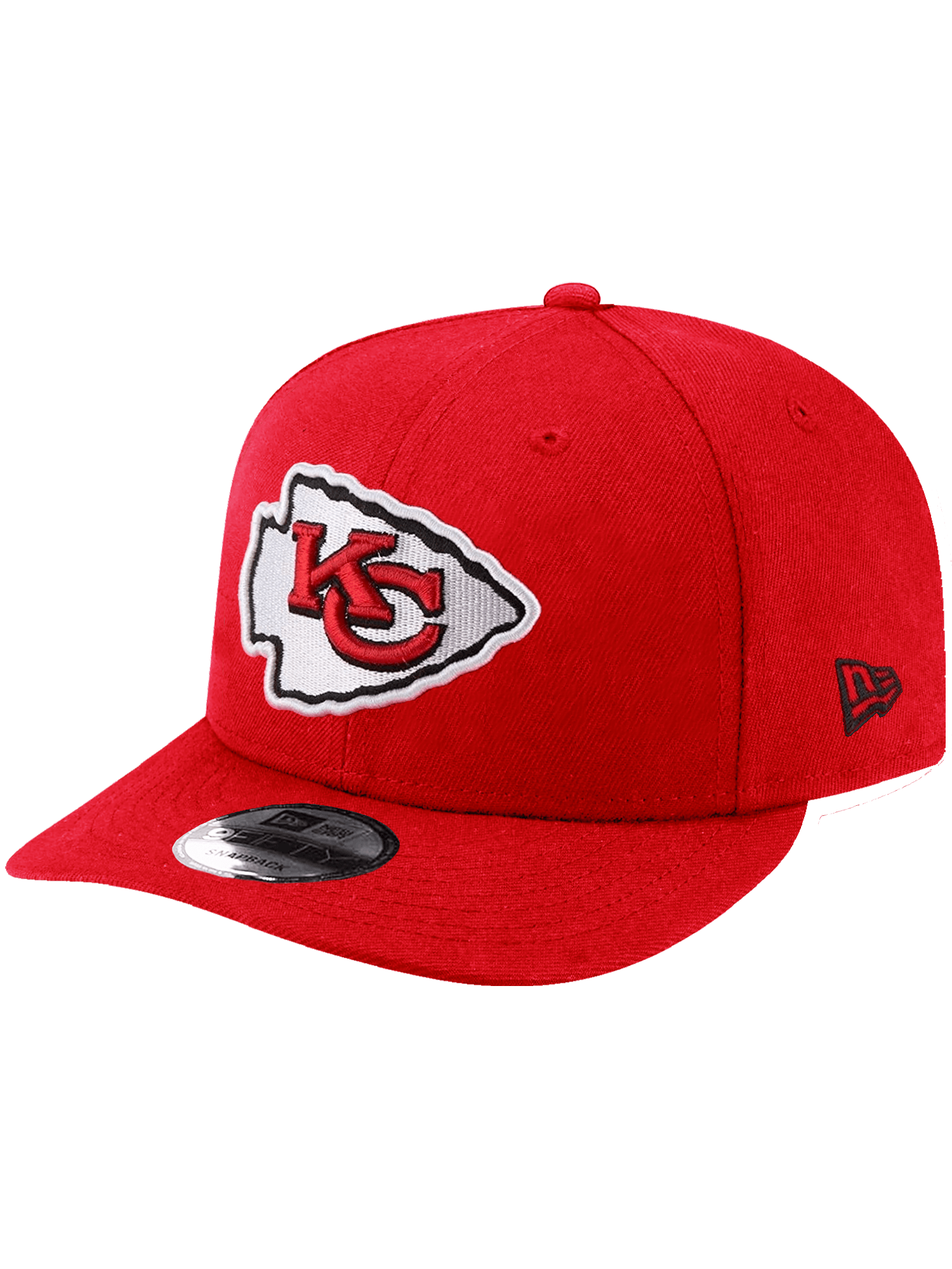 Kansas City Chiefs New Era NFL Team 9FIFTY Pre-Curved Snapback Hat - Red