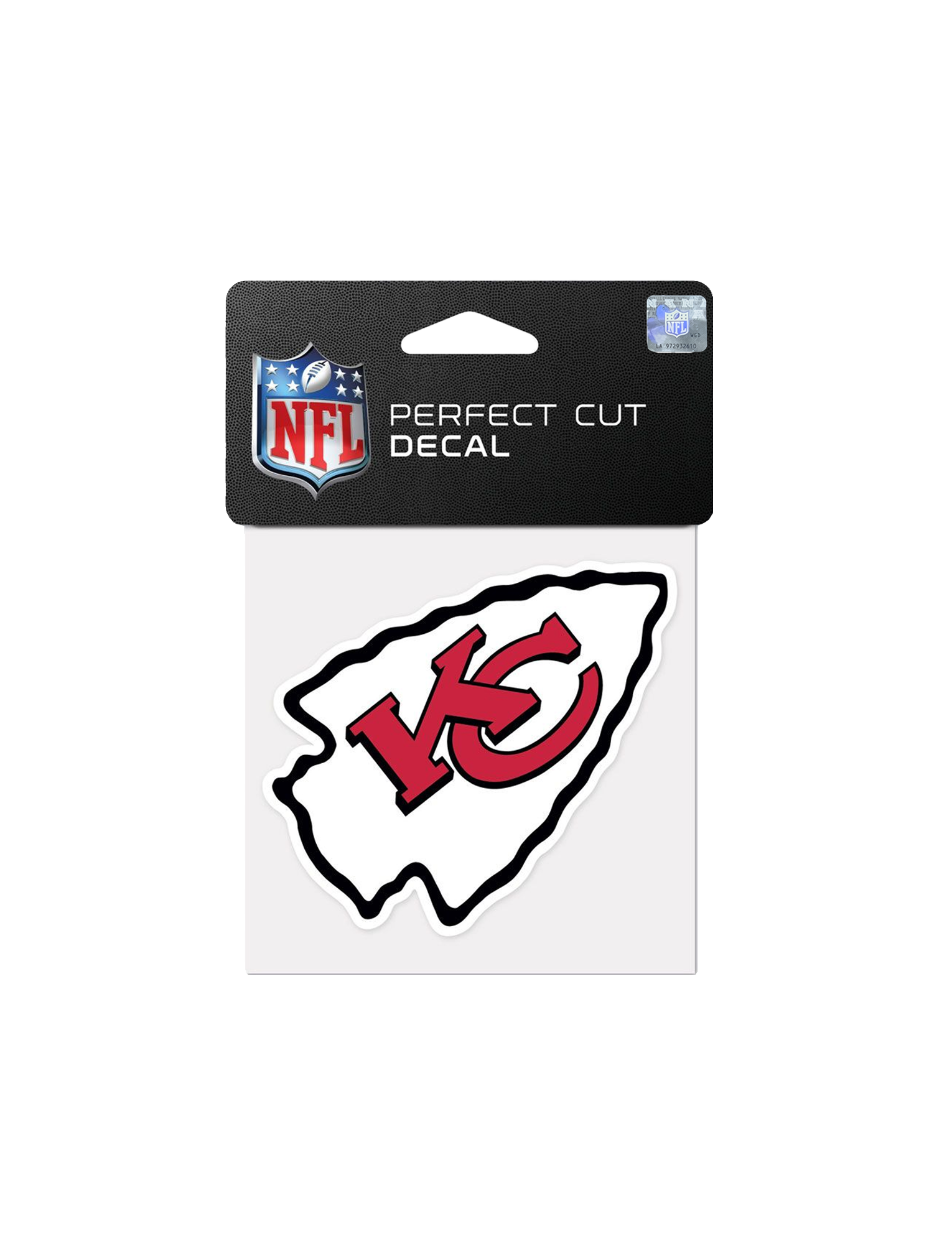 Kansas City Chiefs Wincraft NFL 4" x 4" Perfect Cut Decal