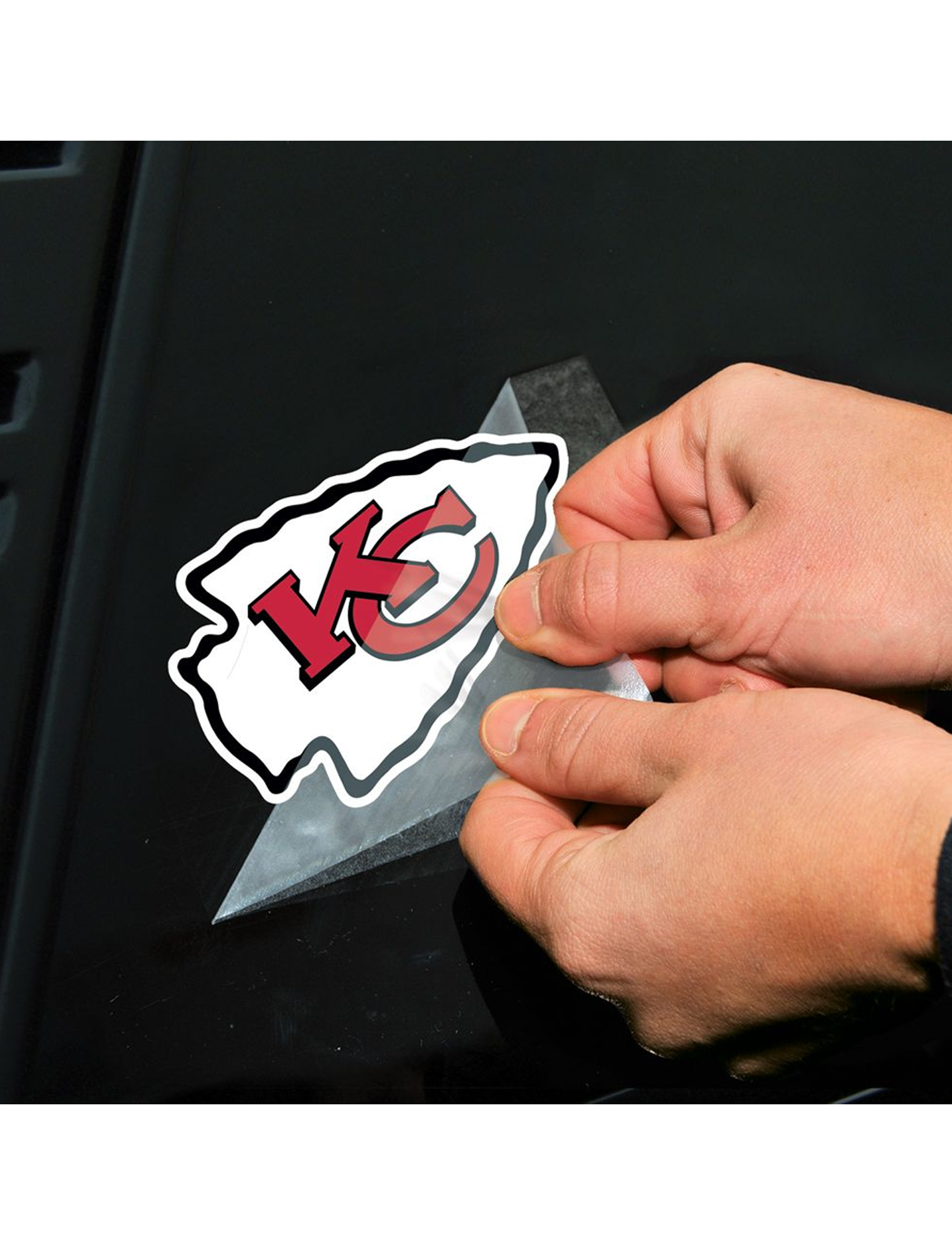 Kansas City Chiefs Wincraft NFL 4" x 4" Perfect Cut Decal