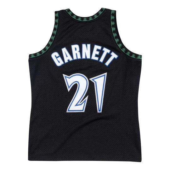 Kevin Garnett Minnesota TImberwolves Mitchell & Ness NBA 97-98 Swingman Jersey - Black