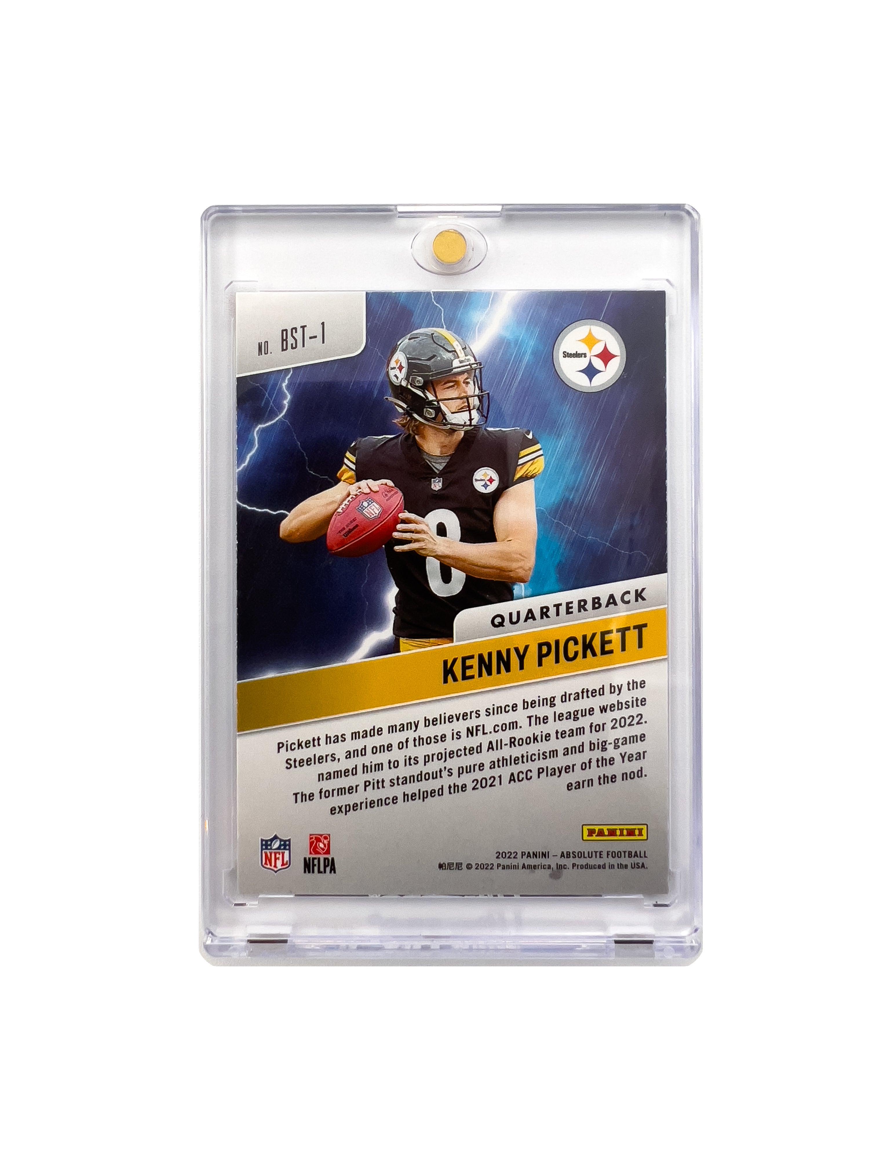 Kenny Pickett Pittsburgh Steelers Panini NFL Absolute By Storm Rookie Card