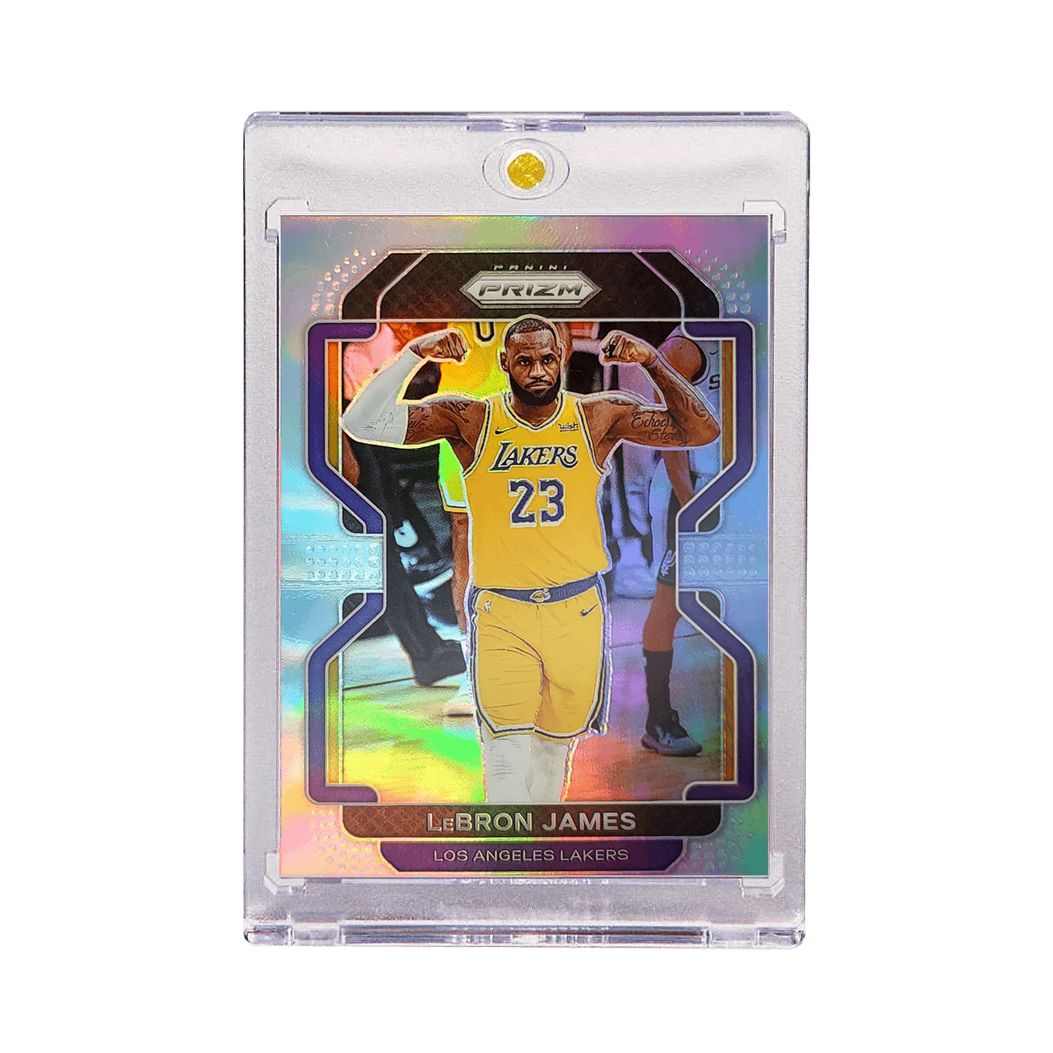 LeBron James Los Angeles Lakers Panini NBA Prizm 21-22 Silver Card