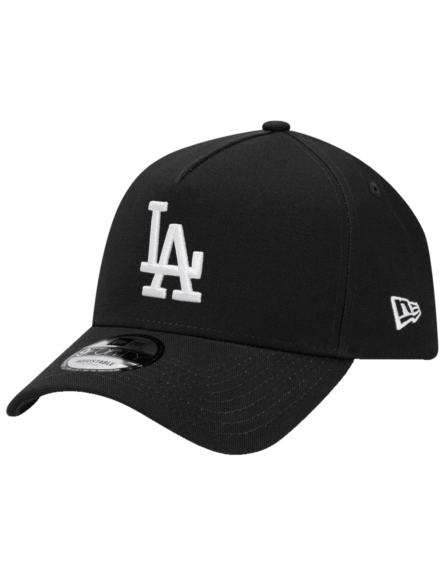 Los Angeles Dodgers New Era MLB Black White 9FORTY A-Frame Snapback Hat - Black