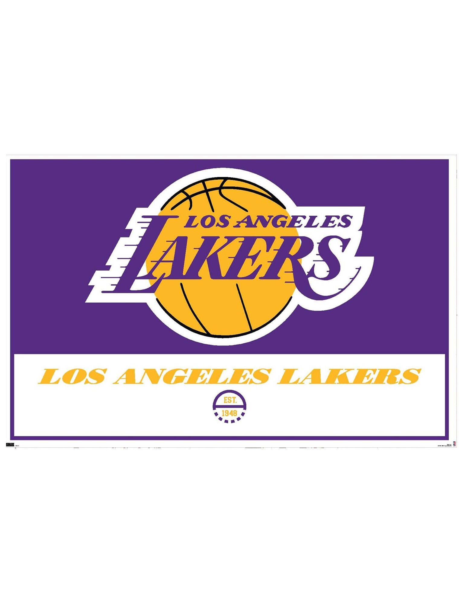 Los Angeles Lakers Trends NBA 61 x 91.5cm Logo Poster