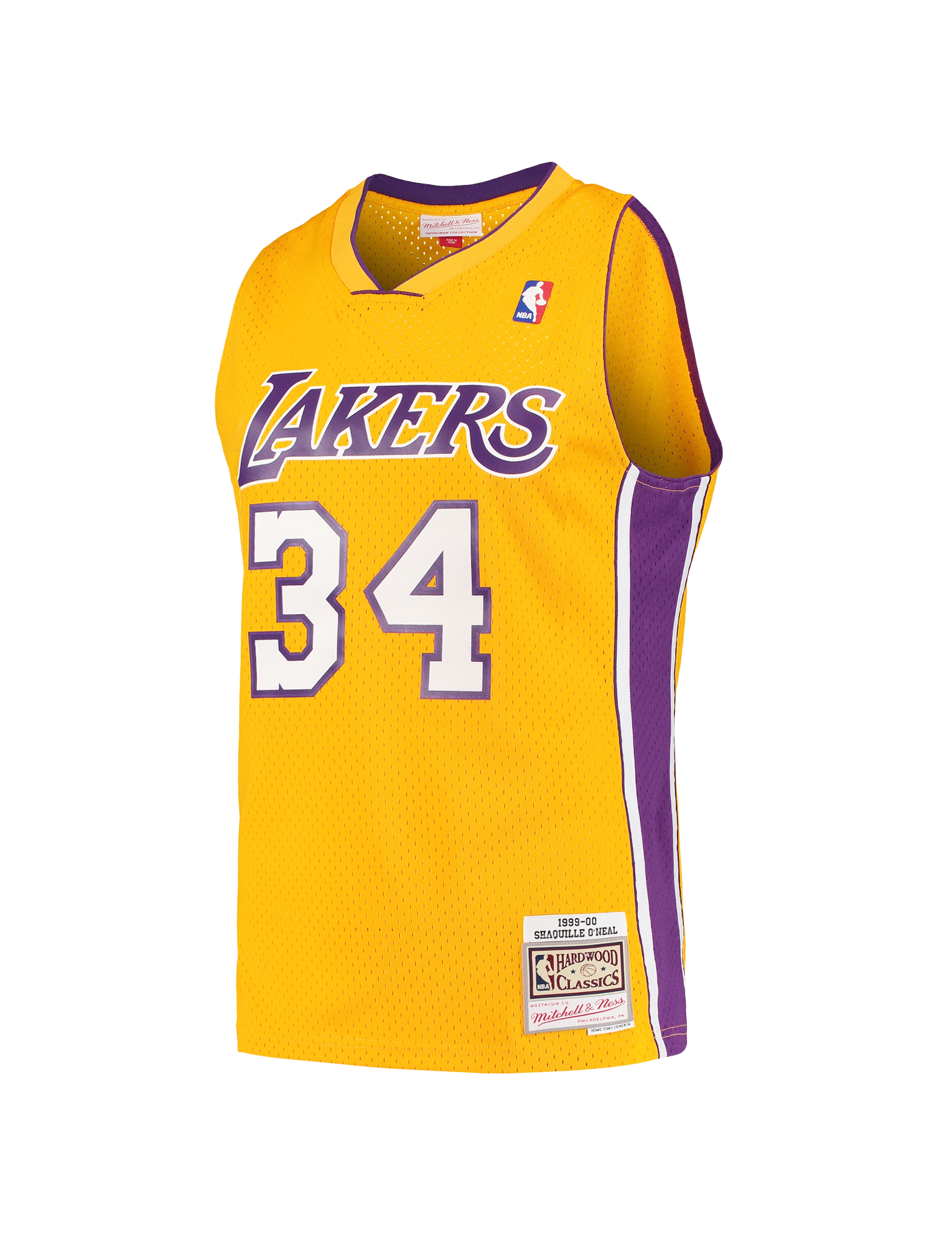 Shaquille O'Neal Los Angeles Lakers Mitchell & Ness NBA 99 Swingman Jersey - Gold