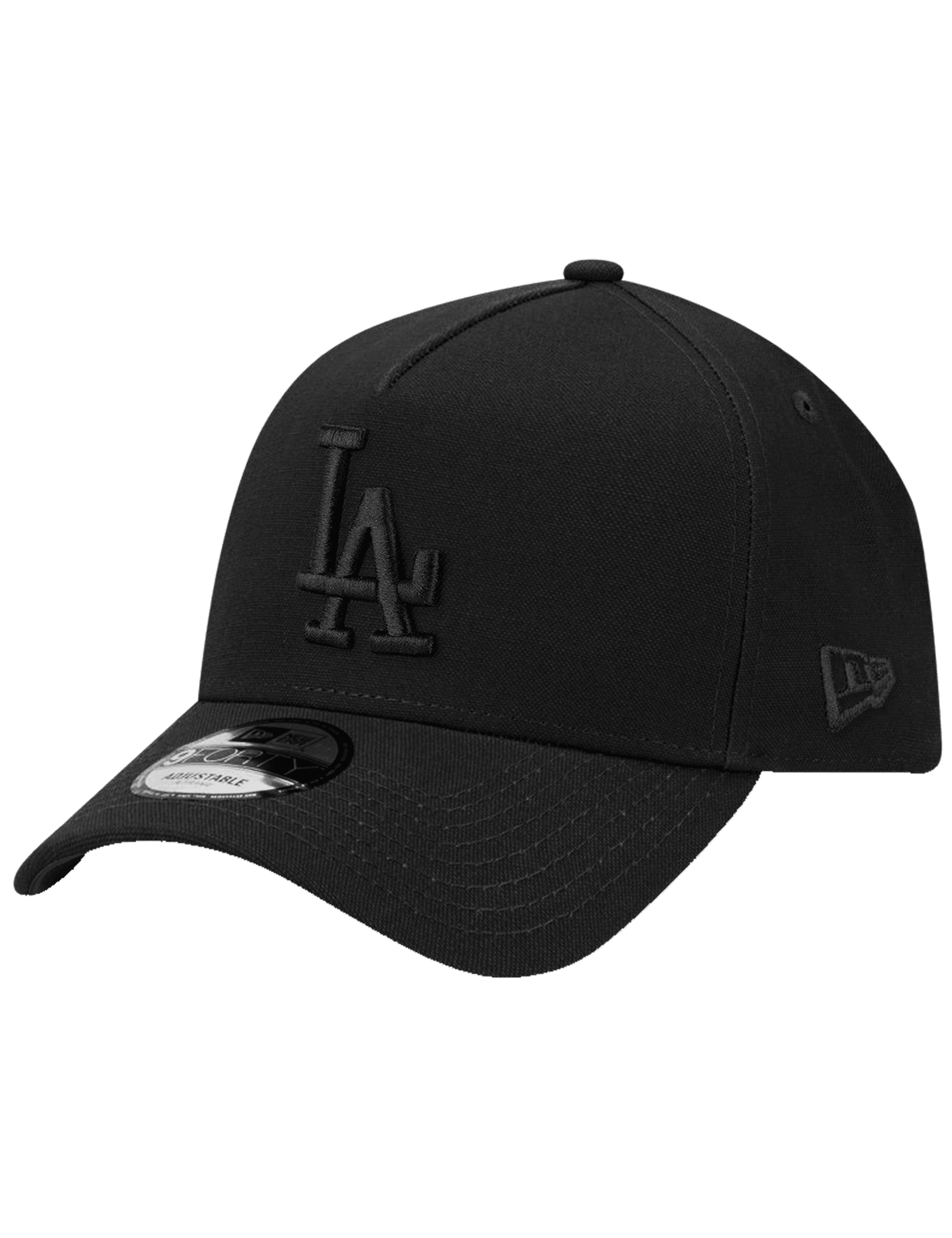 Los Angeles Dodgers New Era MLB Black on Black 9FORTY A-Frame Snapback Hat