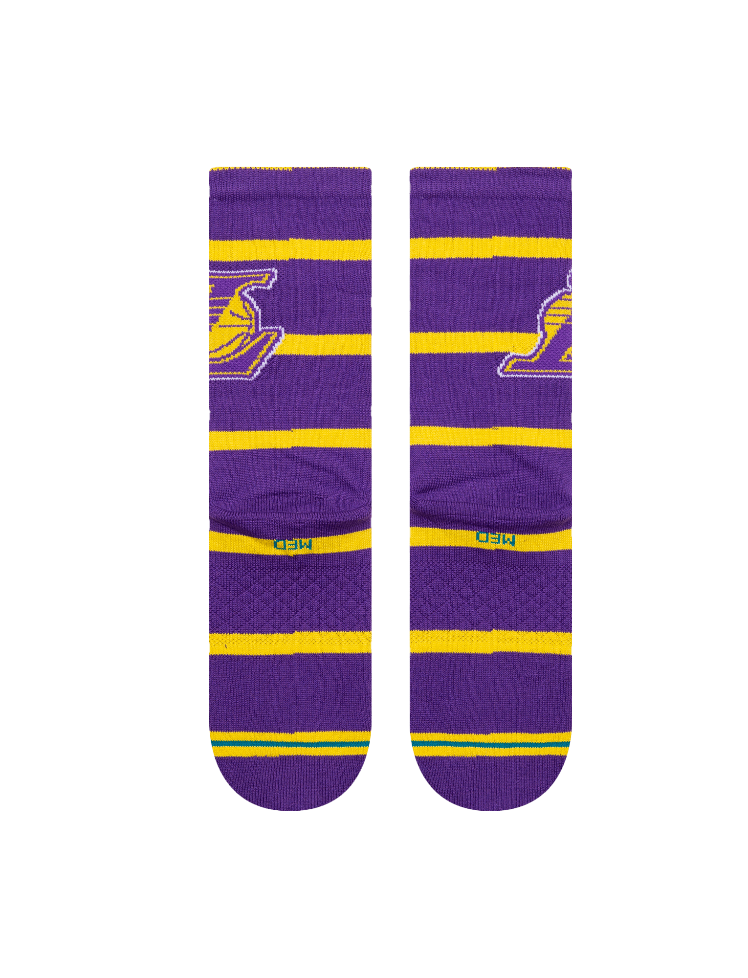 Los Angeles Lakers Stance NBA Team Prep Crew Socks