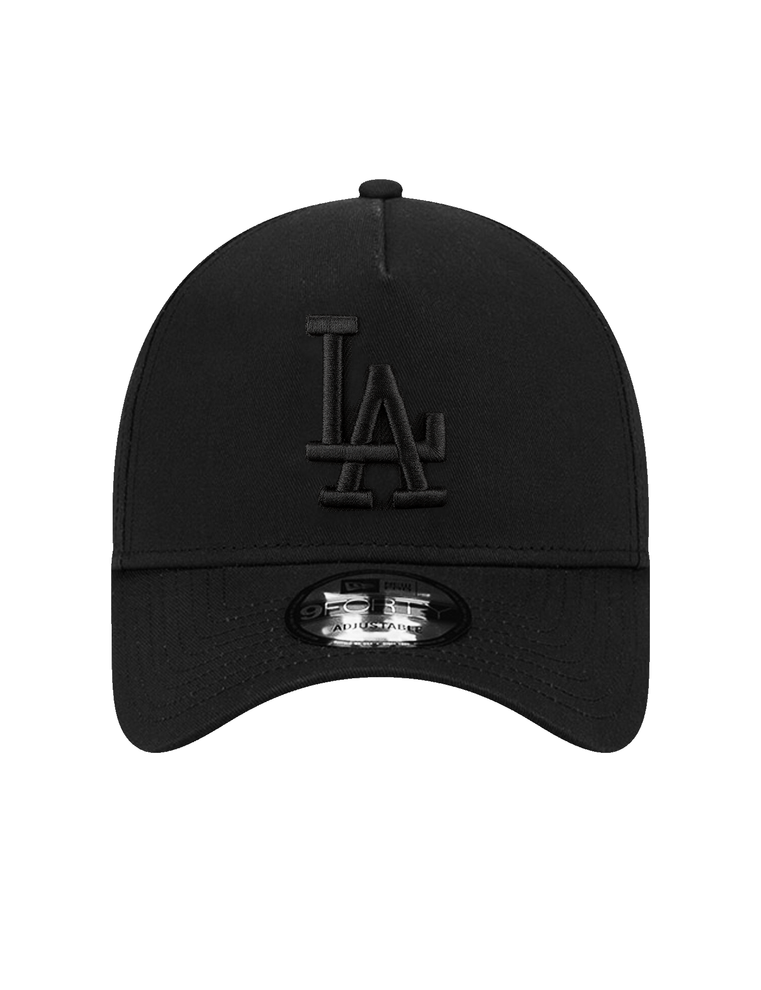 Los Angeles Dodgers New Era MLB Black on Black 9FORTY A-Frame Snapback Hat