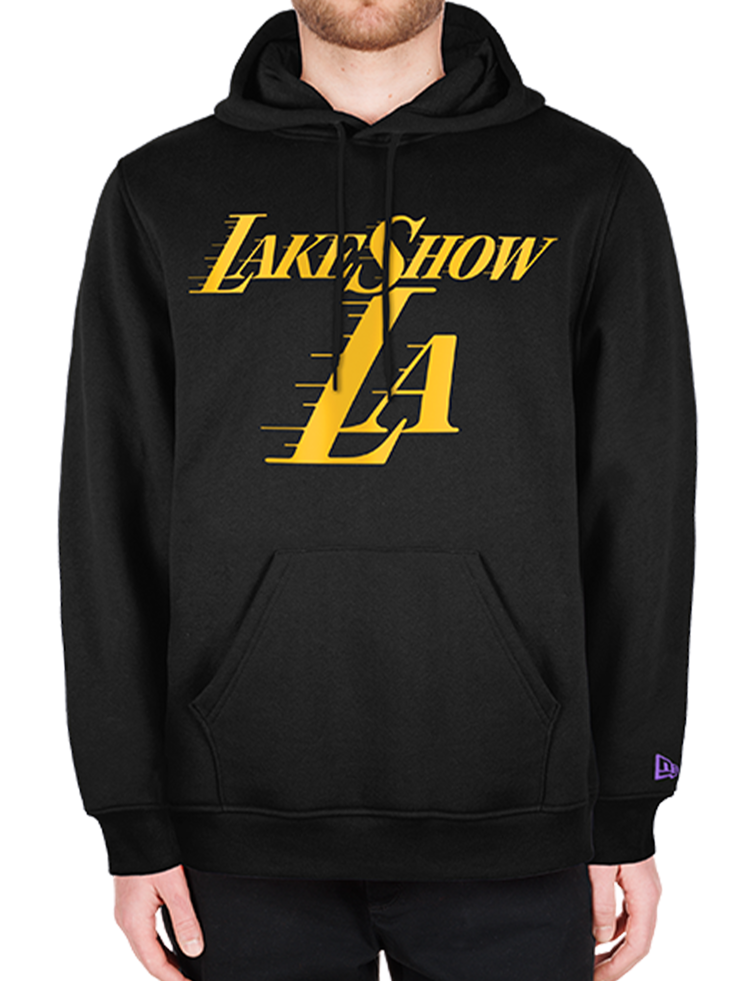 Los Angeles Lakers New Era NBA 24-25 City Edition Hoodie Jumper - Black