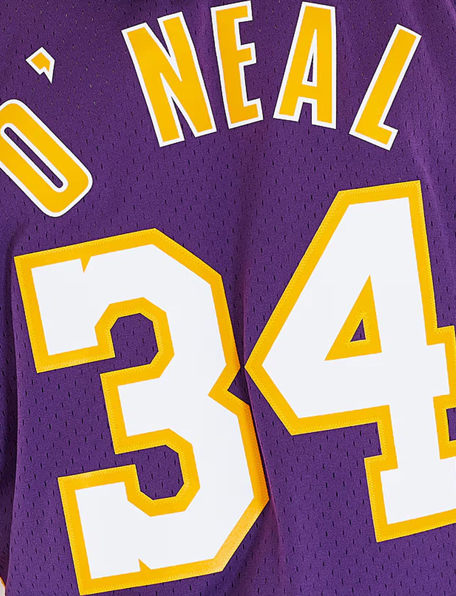 Shaquille O'Neal Los Angeles Lakers Mitchell & Ness NBA 99 Road Swingman Jersey - Purple