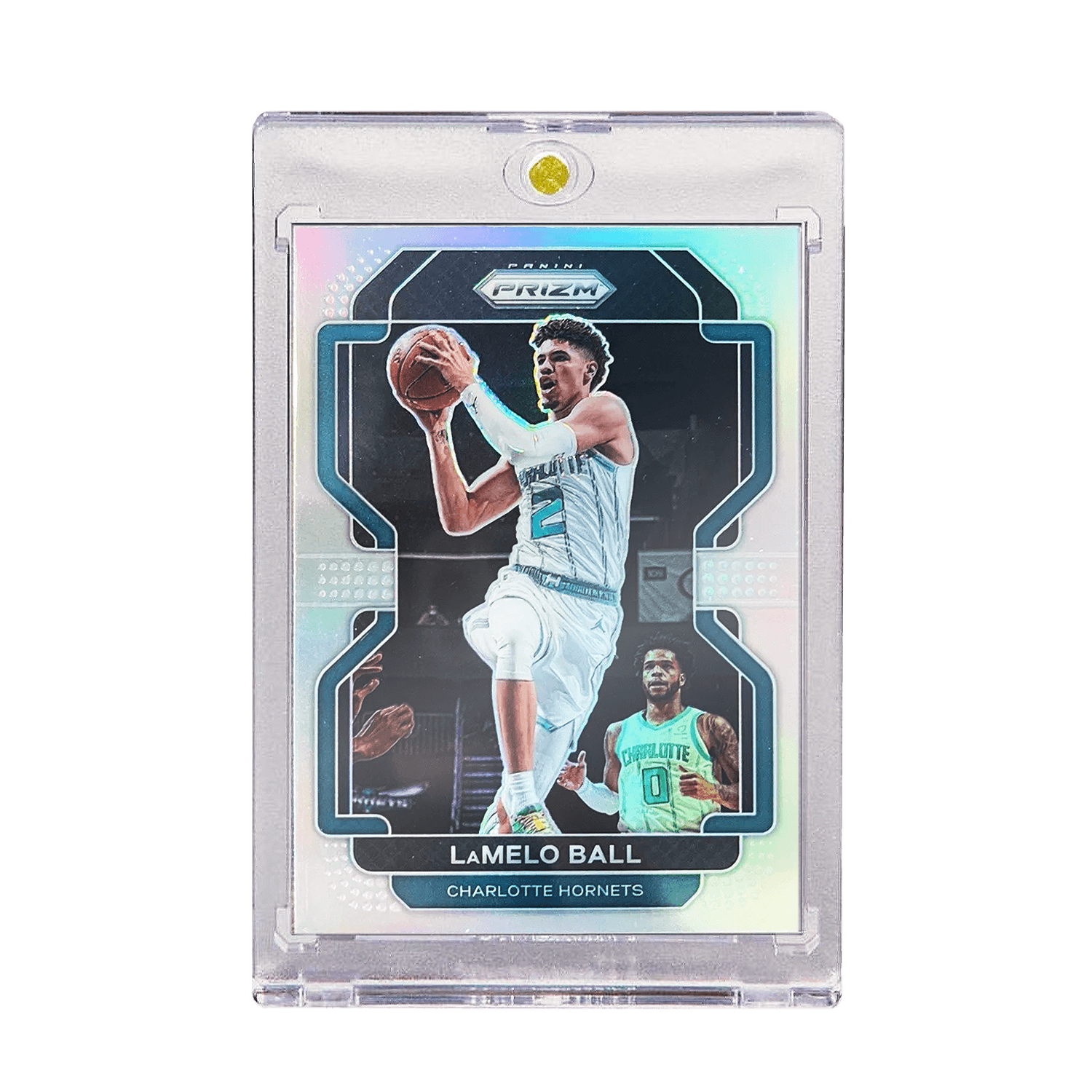 LaMelo Ball Charlotte Hornets Panini NBA 21-22 Prizm Silver Card