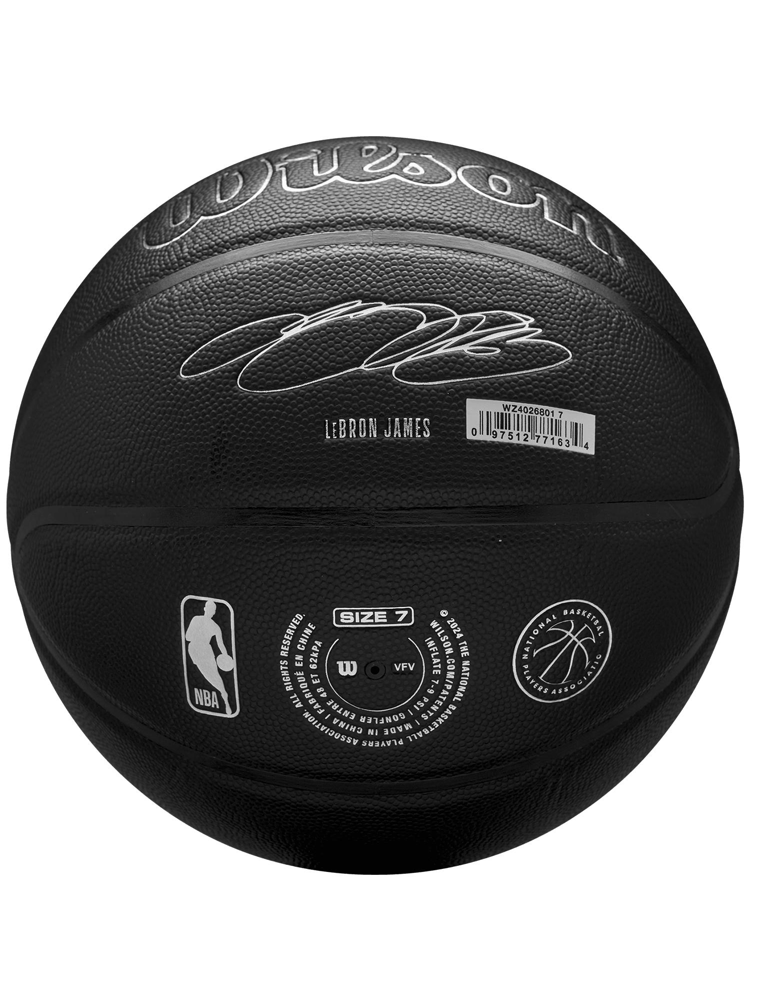 LeBron James Los Angeles Lakers Wilson NBA Nightmode Player Basketball