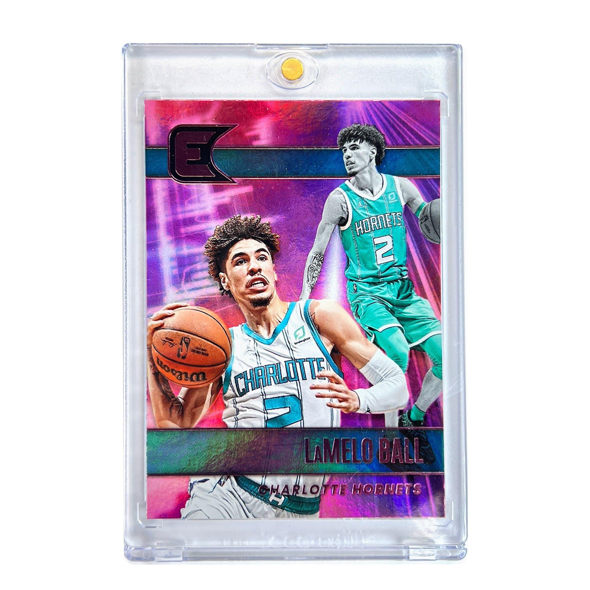 Lamelo Ball Charlotte Hornets Panini NBA 21-22 Essentials Pink Trading Card