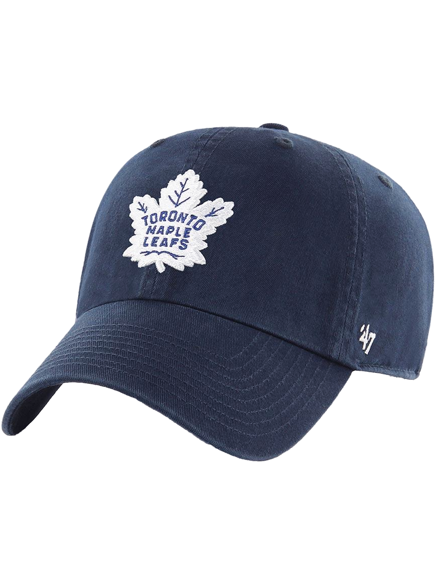 Toronto Maple Leafs ‘47 NHL Team Clean Up Strapback Hat - Navy