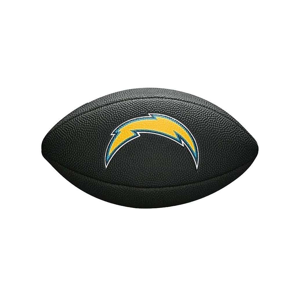 Los Angeles Chargers Wilson NFL Mini Size Team Football - Black