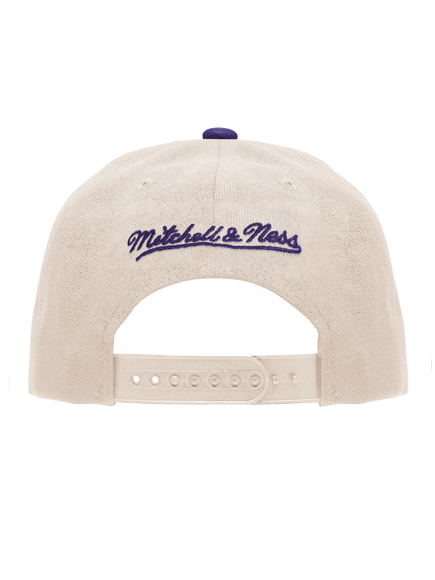 Los Angeles Lakers Mitchell & Ness NBA HWC 2T Pro Pinch Snapback Hat - Cream