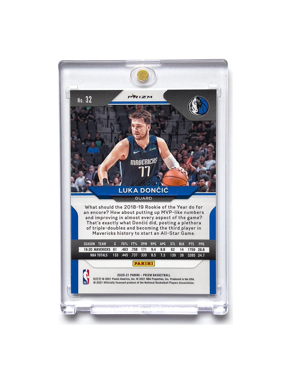 Luka Doncic Dallas Mavericks Panini NBA Prizm 20-21 Silver Card