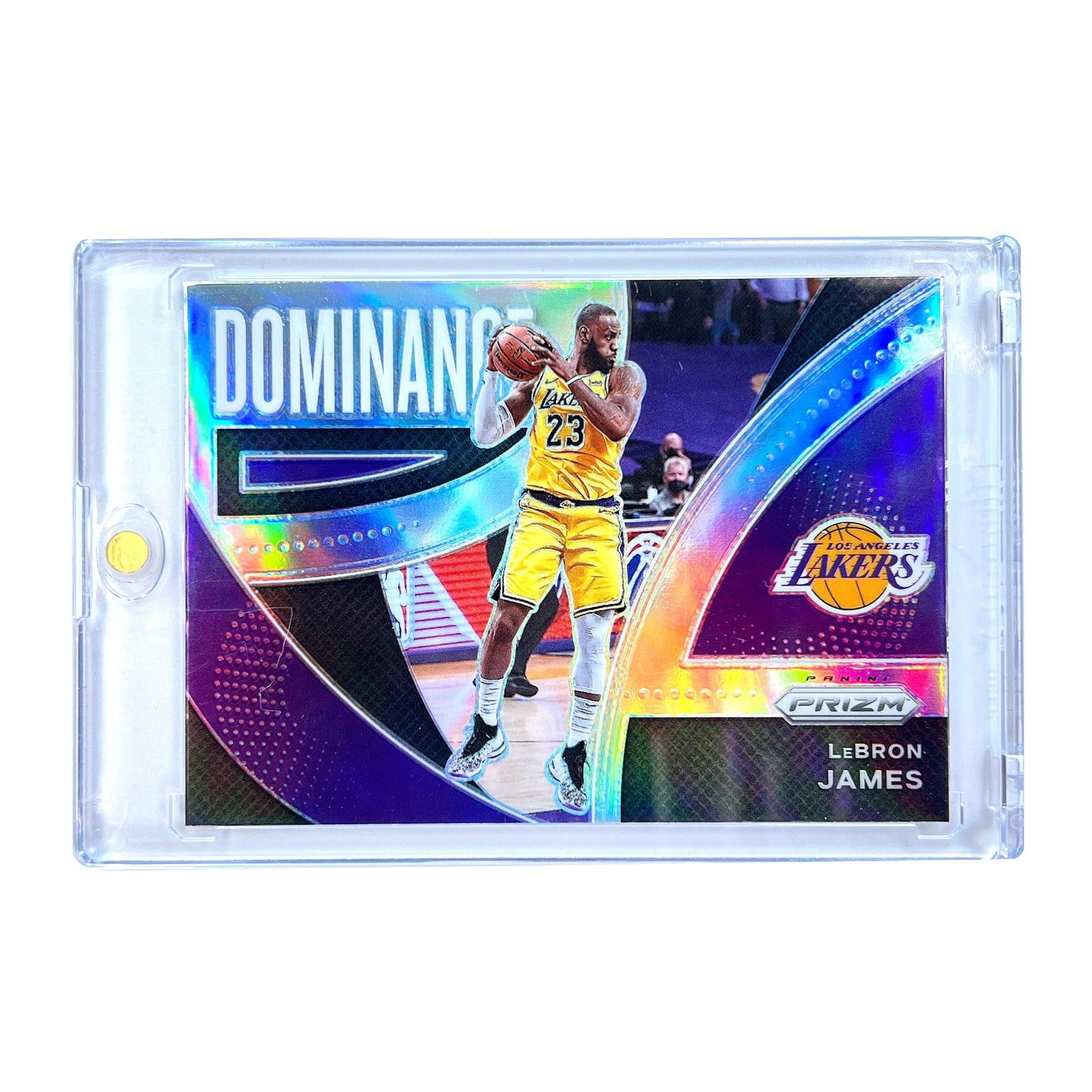 LeBron James Los Angeles Lakers Panini NBA 22-23 Silver Dominance Card