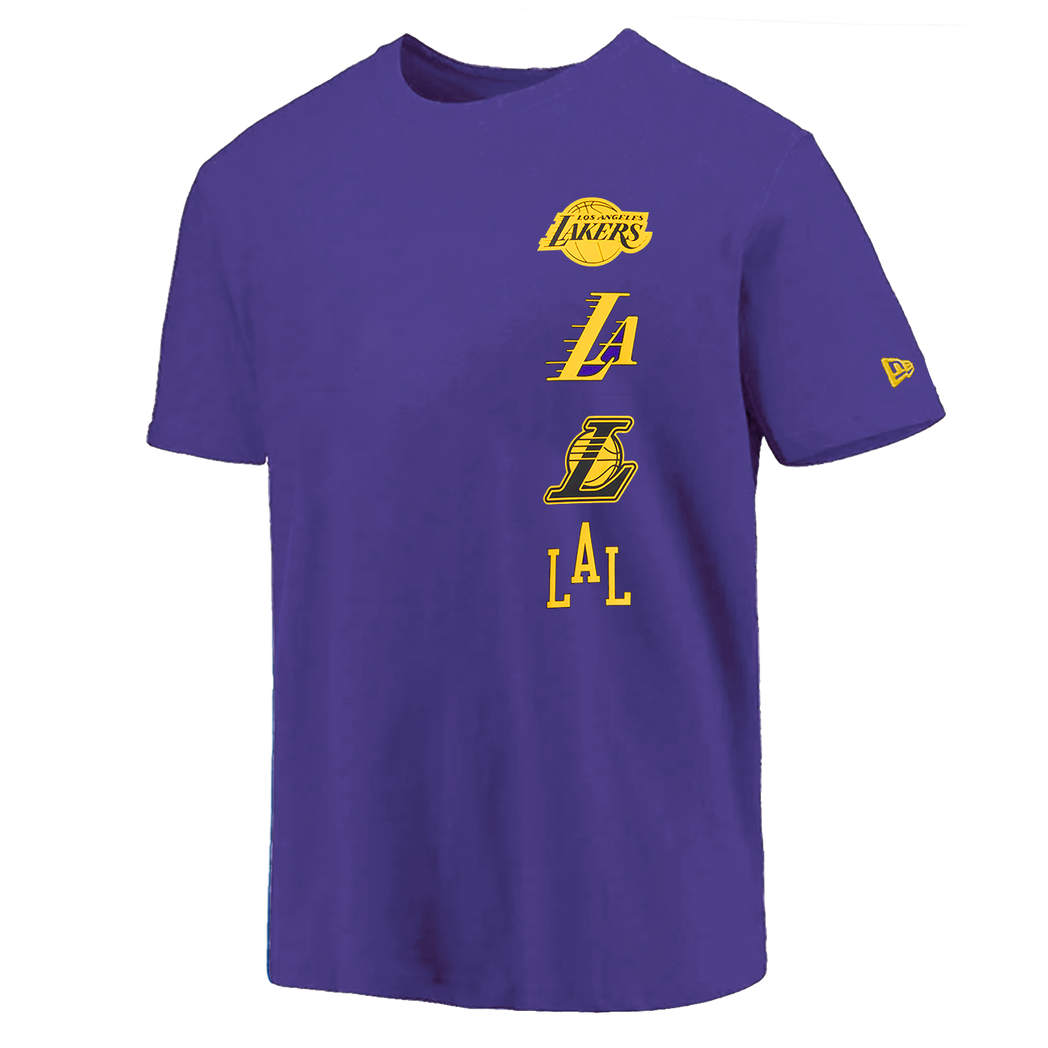 Los Angeles Lakers New Era NBA 24 City Edition T-Shirt - Purple