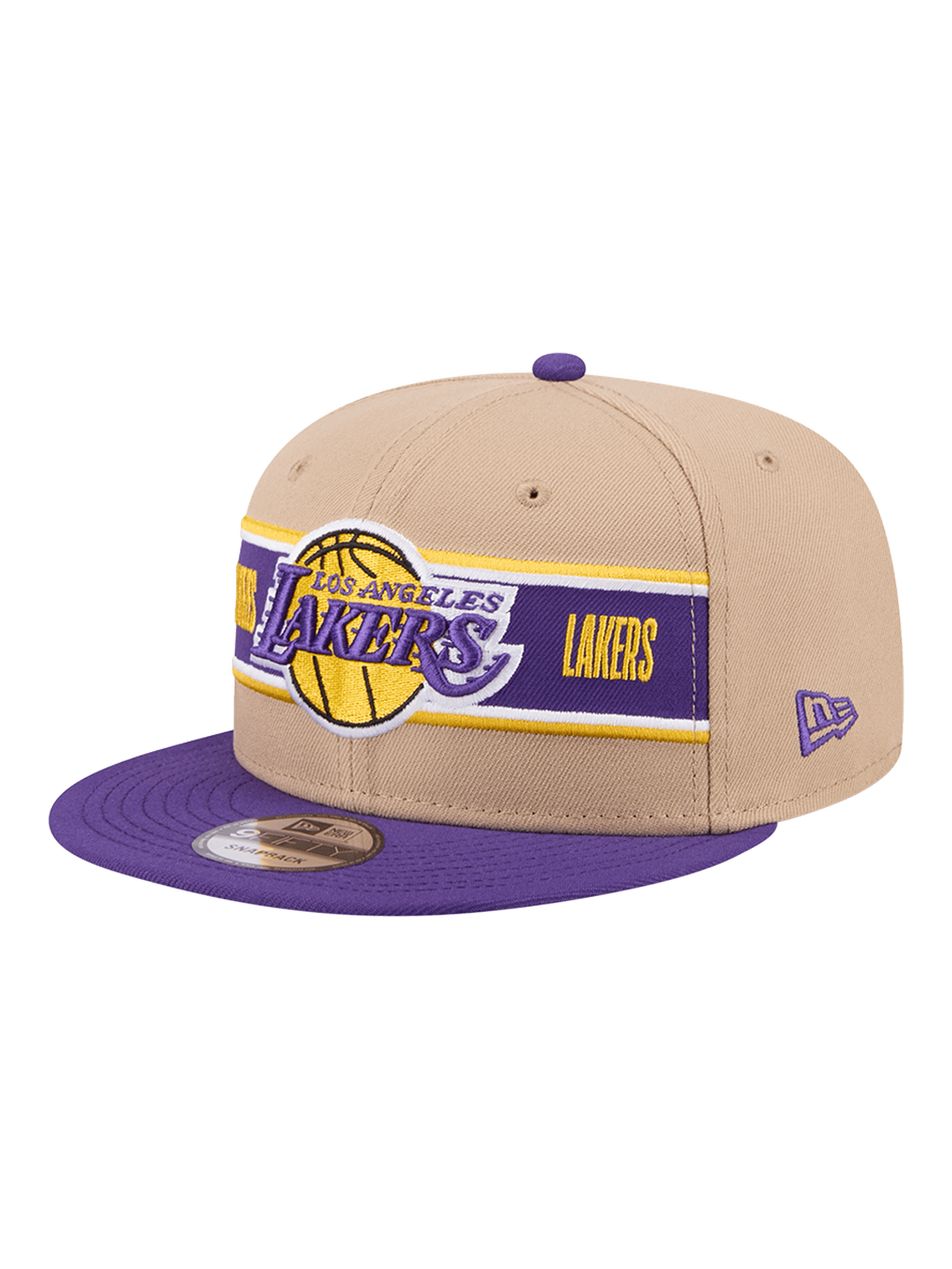 Youths Los Angeles Lakers New Era NBA 24 Draft 9FIFTY Snapback Hat - Tan