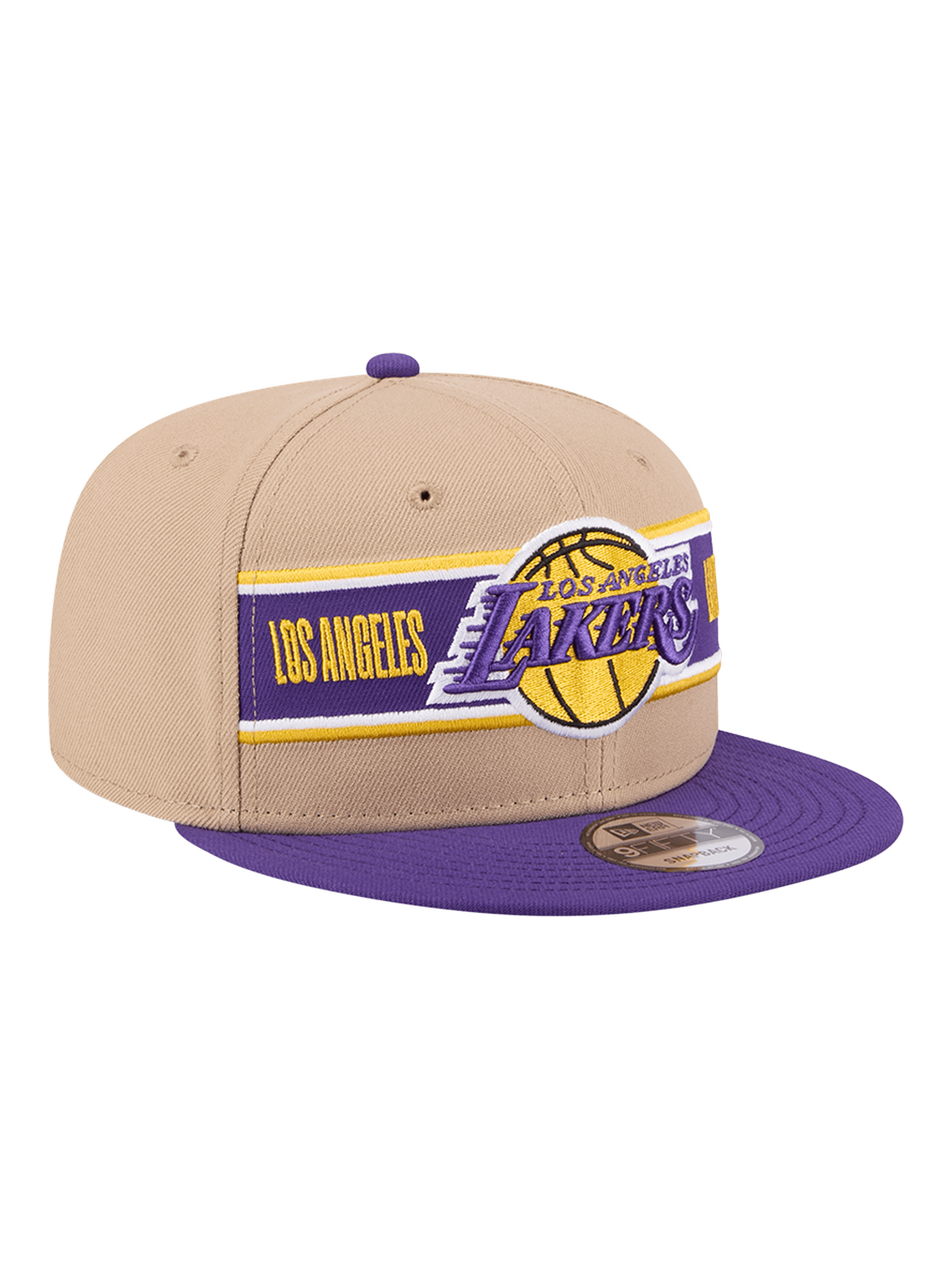 Youths Los Angeles Lakers New Era NBA 24 Draft 9FIFTY Snapback Hat - Tan