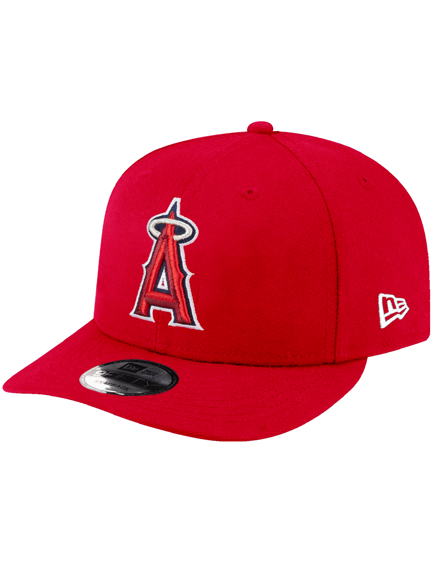 Los Angeles Angels New Era MLB Team 9FIFTY Pre-Curved Snapback Hat - Red