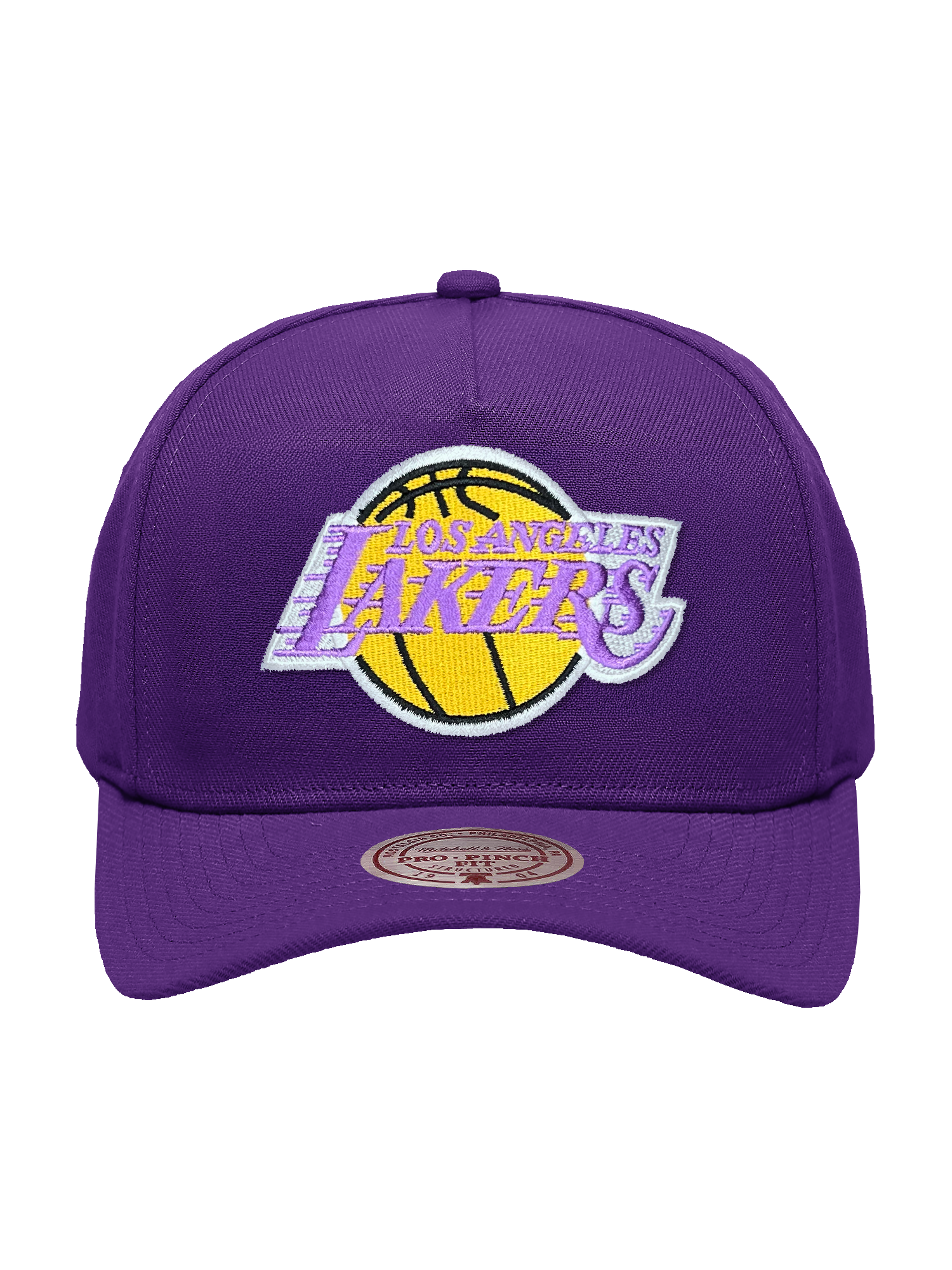 Los Angeles Lakers Mitchell & Ness NBA HWC Pro Pinch Snapback Hat - Purple