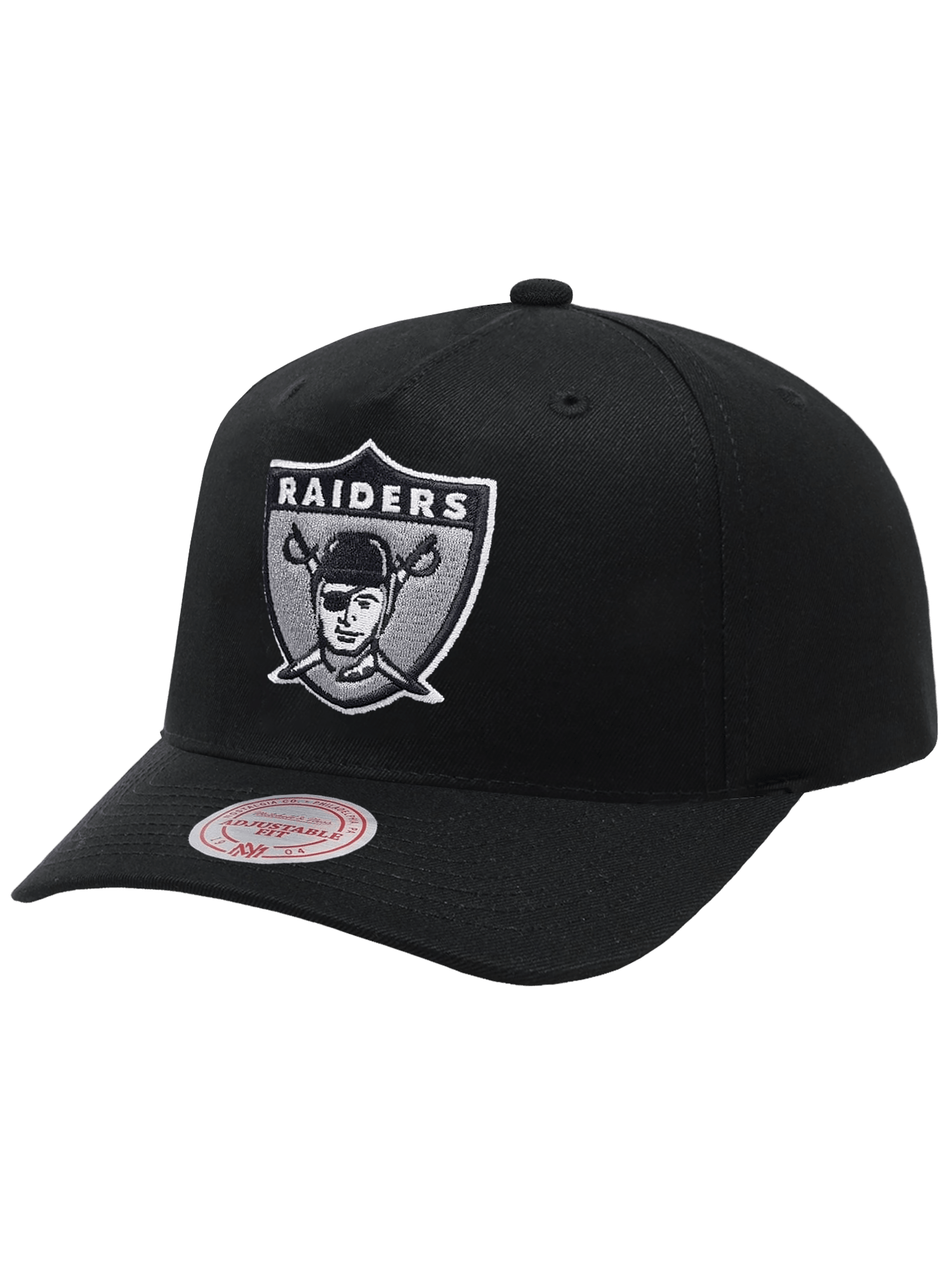 Las Vegas Raiders Mitchell & Ness NFL Throwback MVP Snapback Hat - Black