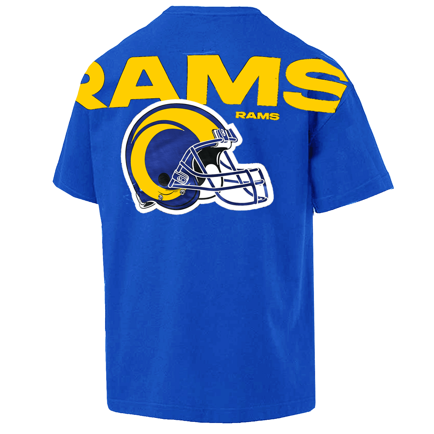 Los Angeles Rams New Era NFL Logo Select Oversized T-Shirt - Blue