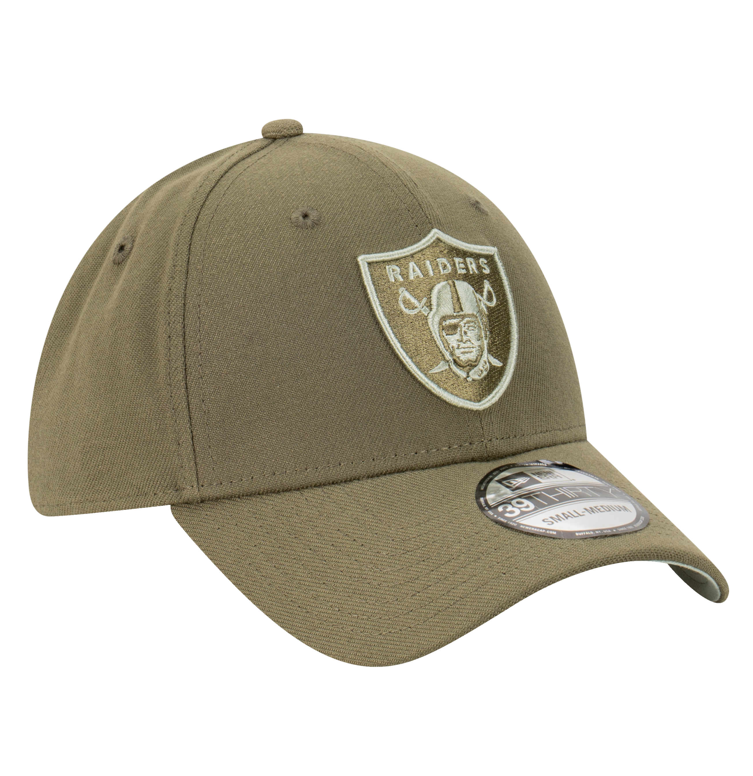 Las Vegas Raiders New Era NFL Tonal 39THIRTY Stretch-Fit Hat - Olive