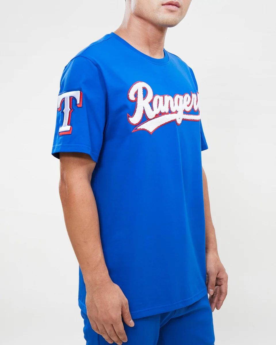 Texas Rangers Pro Standard MLB Classic Chenille T-Shirt - Blue