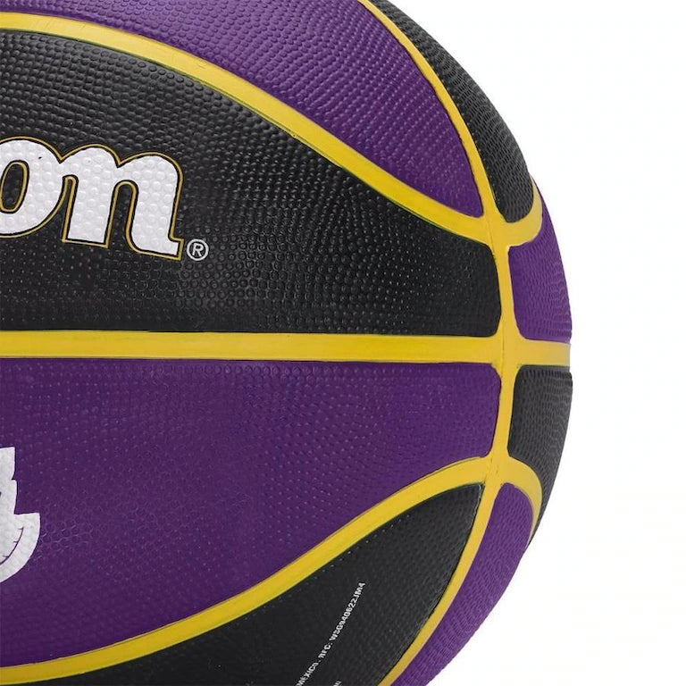 Los Angeles Lakers Wilson NBA Team Tribute Full Size Outdoor Basketball