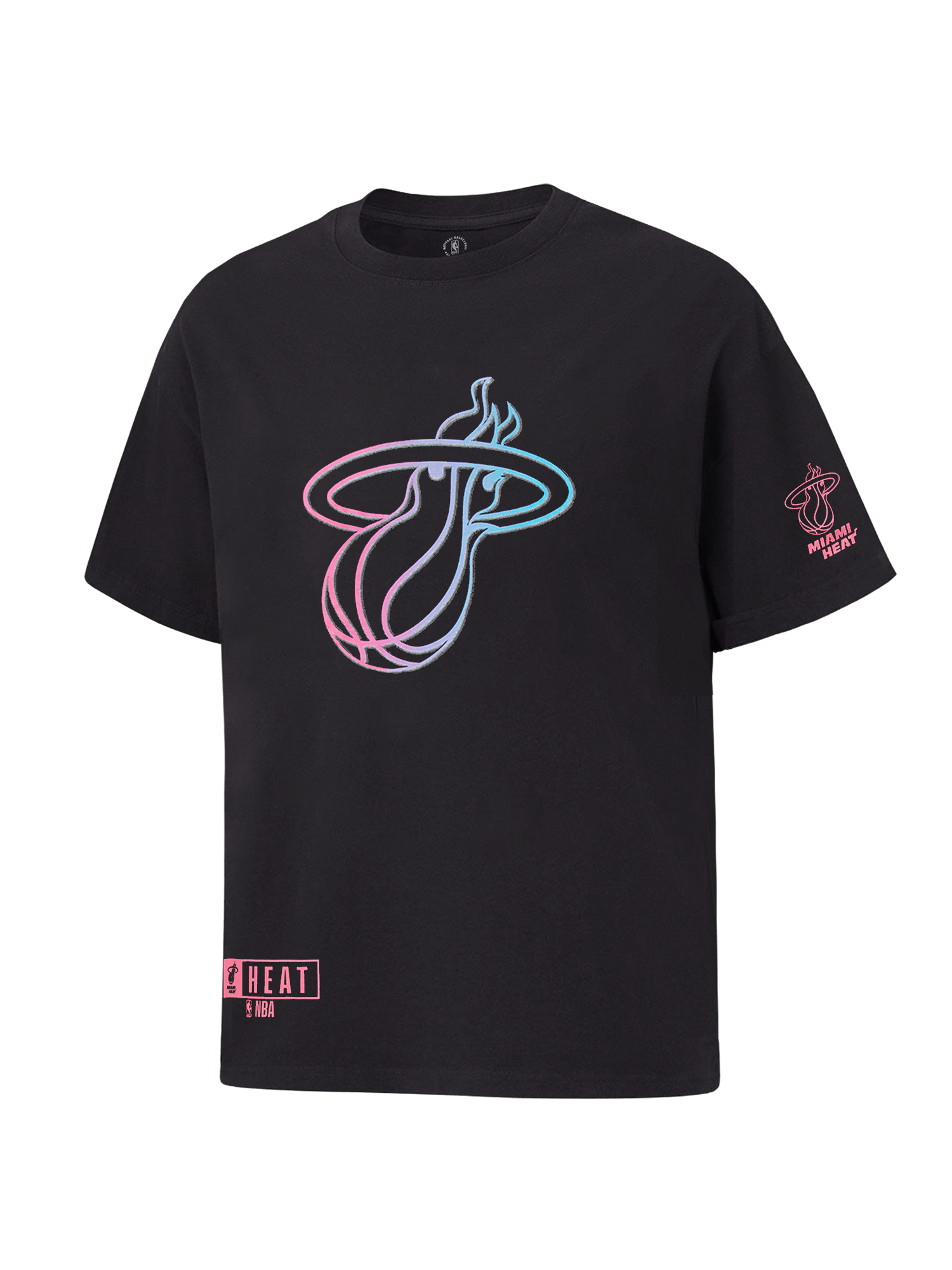 Miami Heat NBA Essentials Spencer Vintage T-Shirt - Black