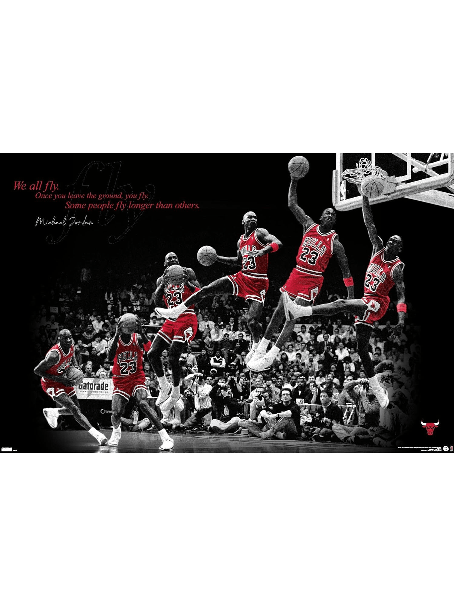 Michael Jordan Chicago Bulls Trends NBA 61 x 91.5cm Fly Poster