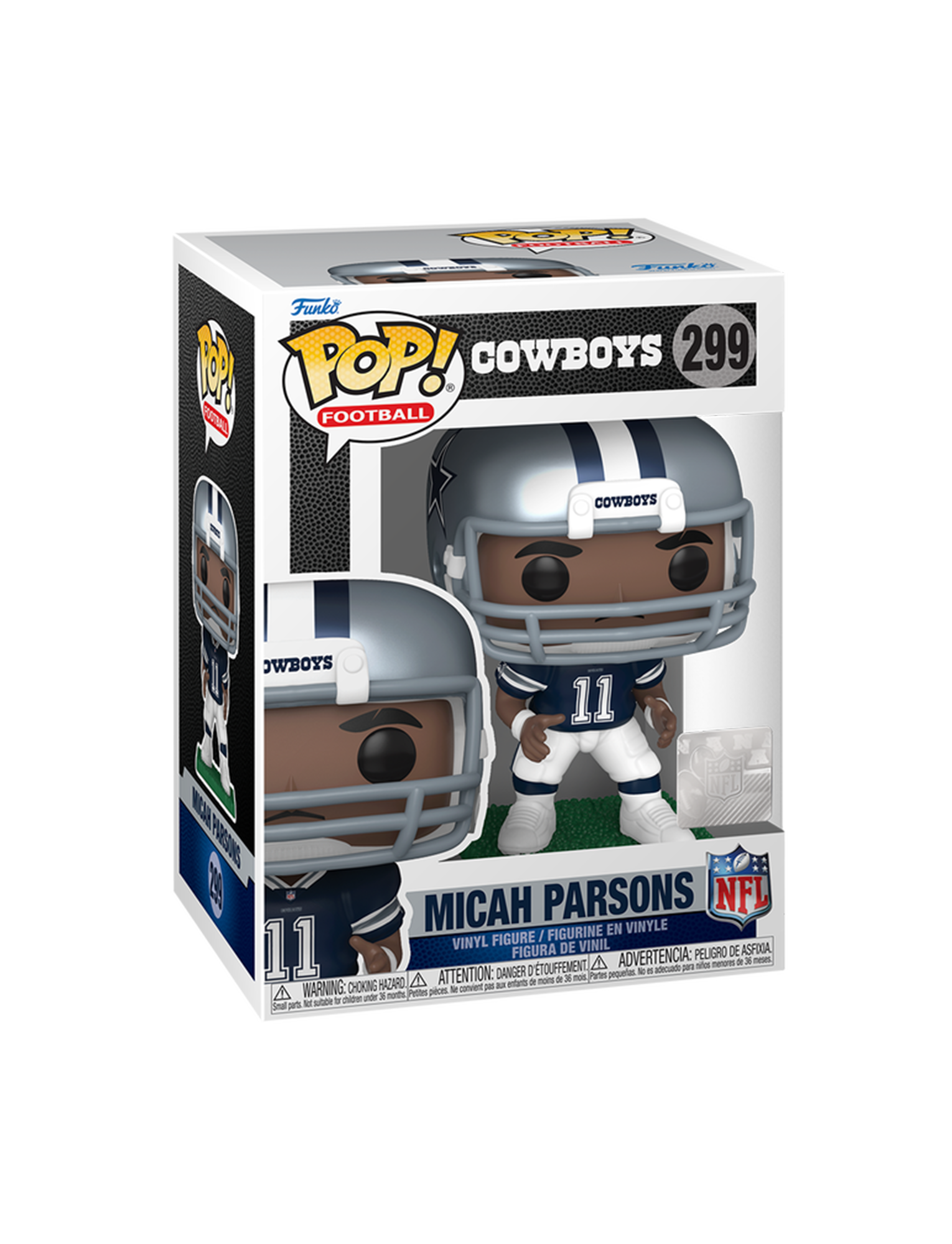 Micah Parsons Dallas Cowboys Funko NFL Pop Vinyl Figure - 299