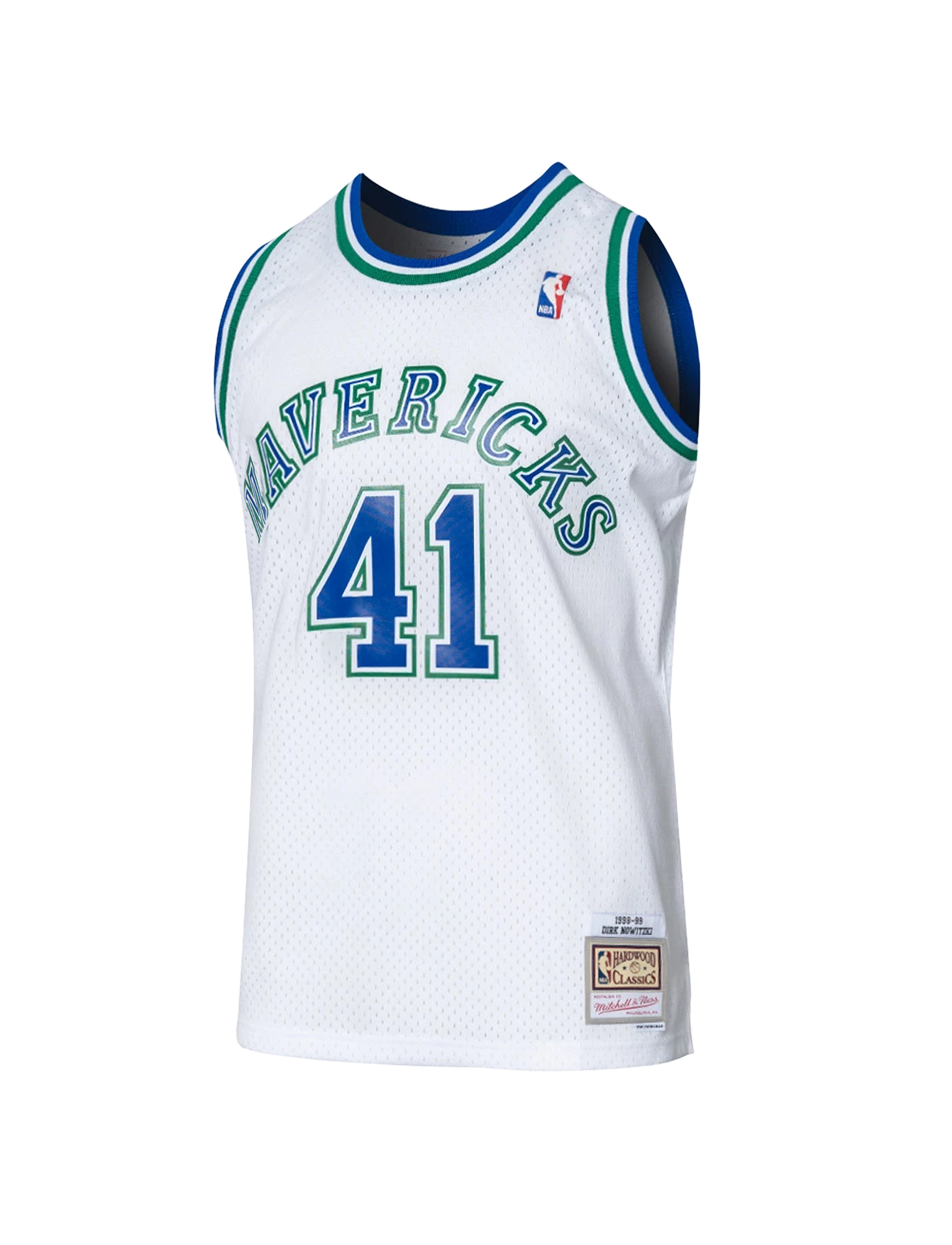 Dirk Nowitzki Dallas Mavericks Mitchell & Ness NBA 98-99 Swingman Jersey  - White