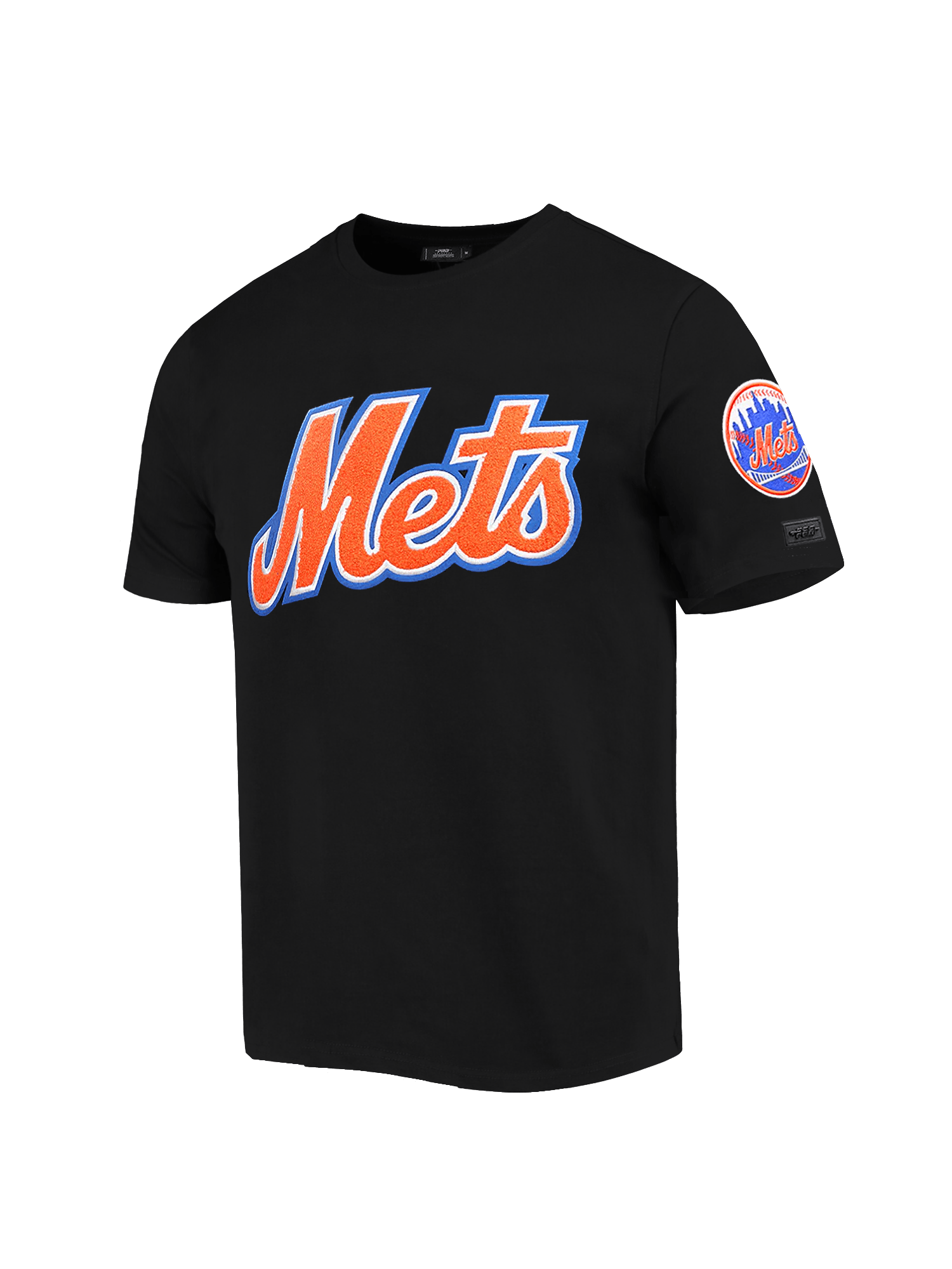 New York Mets Pro Standard MLB Classic Chenille T-Shirt - Black