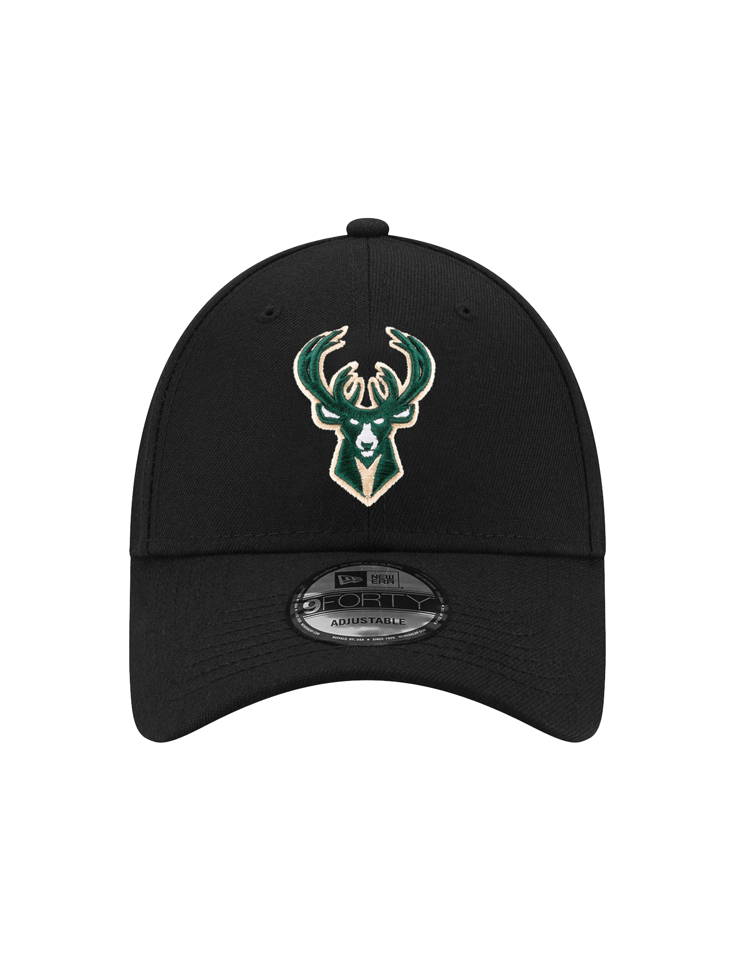 Youths Milwaukee Bucks New Era NBA Team 9FORTY Hat - Black