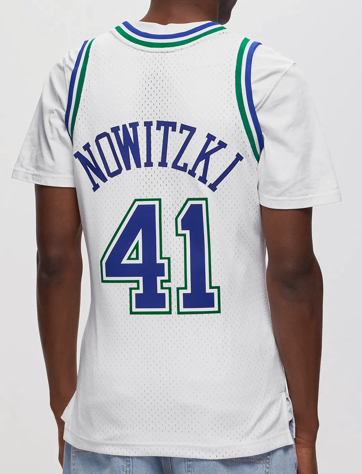 Dirk Nowitzki Dallas Mavericks Mitchell & Ness NBA 98-99 Swingman Jersey  - White