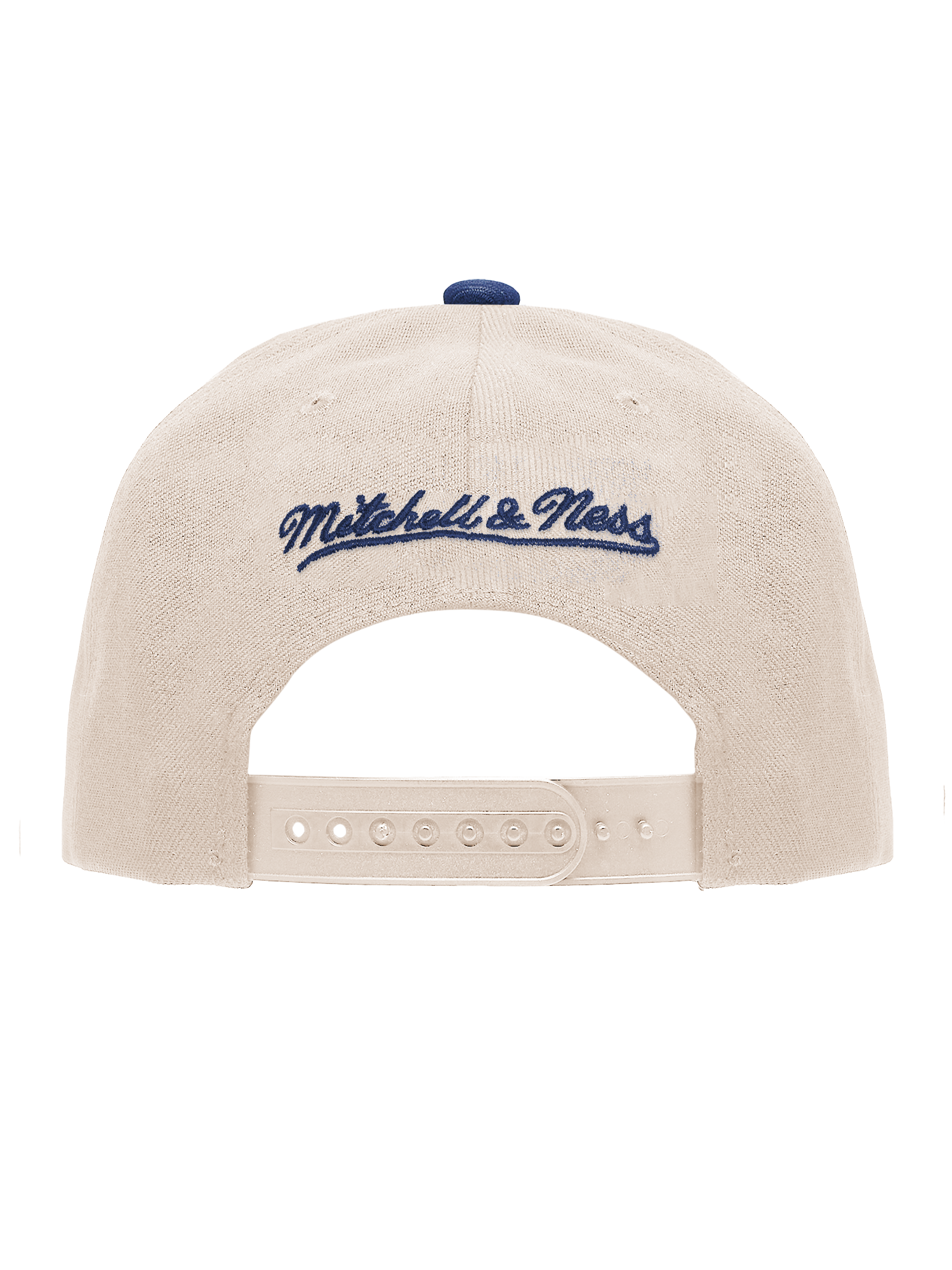 Dallas Mavericks Mitchell & Ness NBA HWC 2T Pro Pinch Snapback Hat - Cream