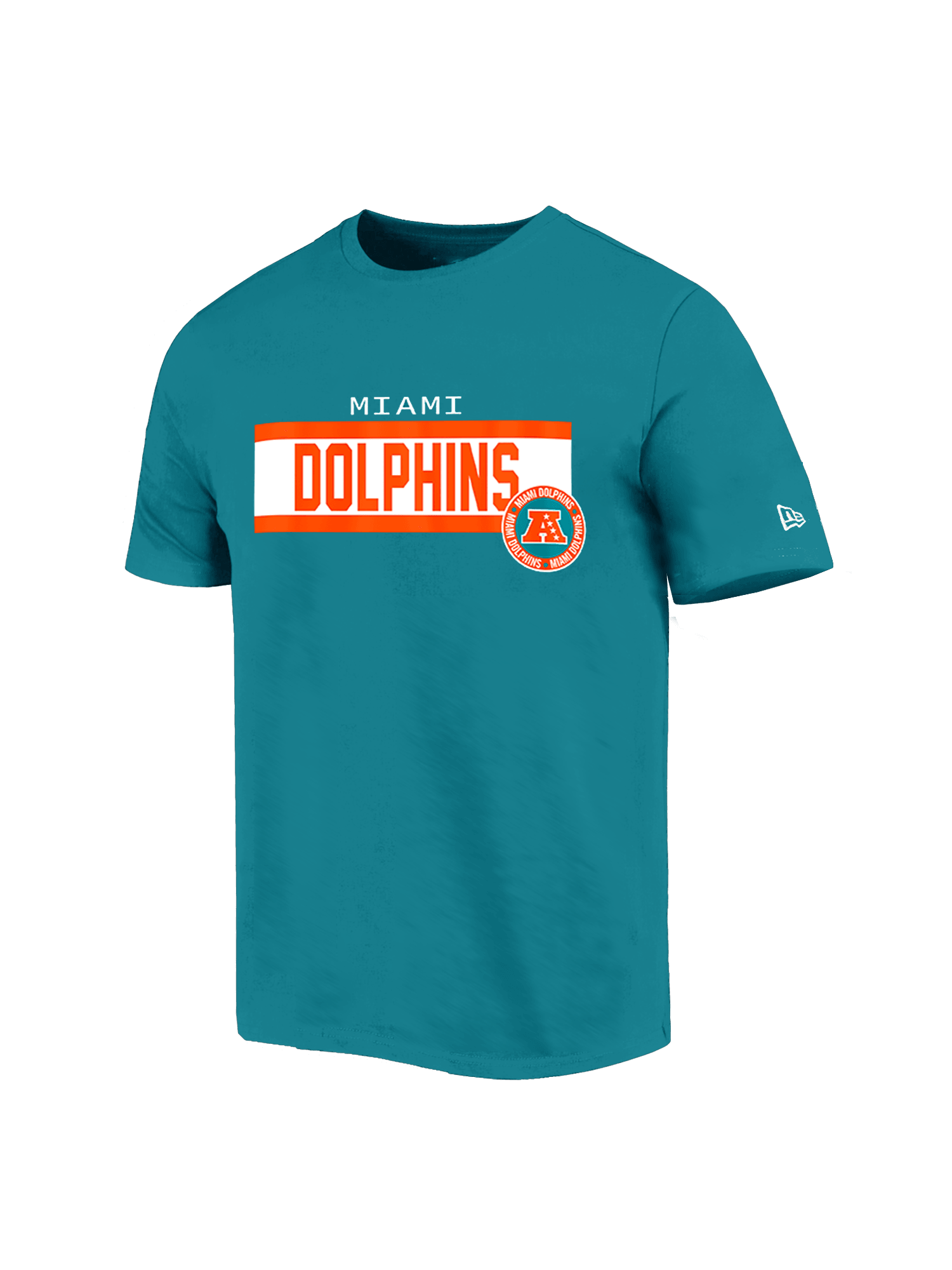 Miami Dolphins New Era NFL 24 Sideline T-Shirt - Aqua