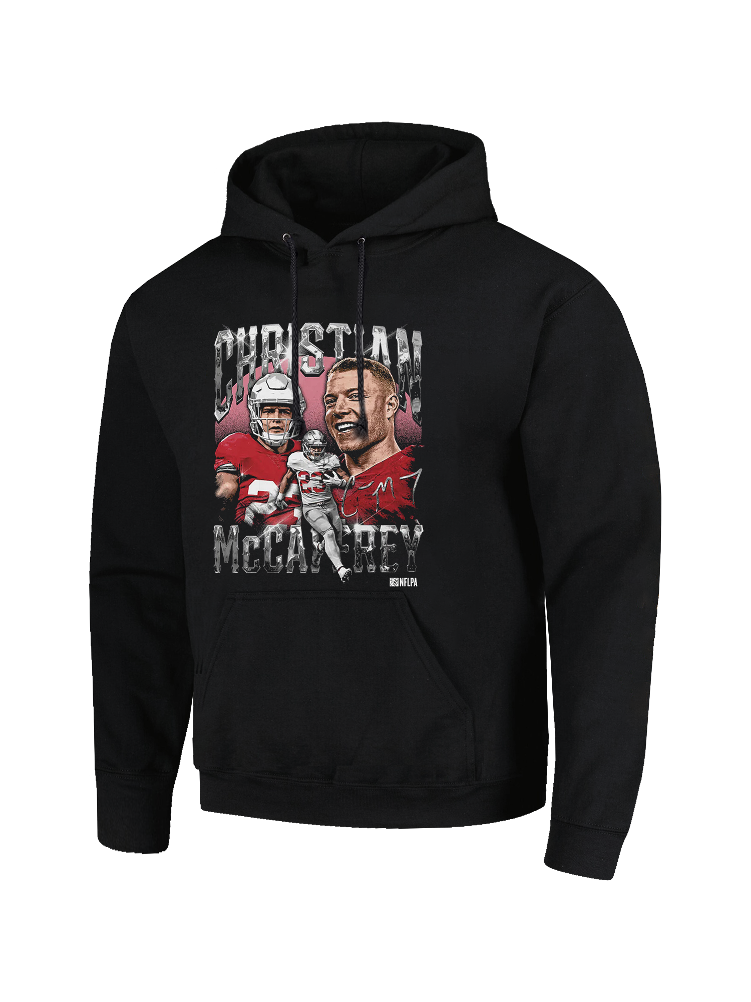 Christian McCaffrey San Francisco 49ers 500 Level NFL Homage Hoodie Jumper - Black