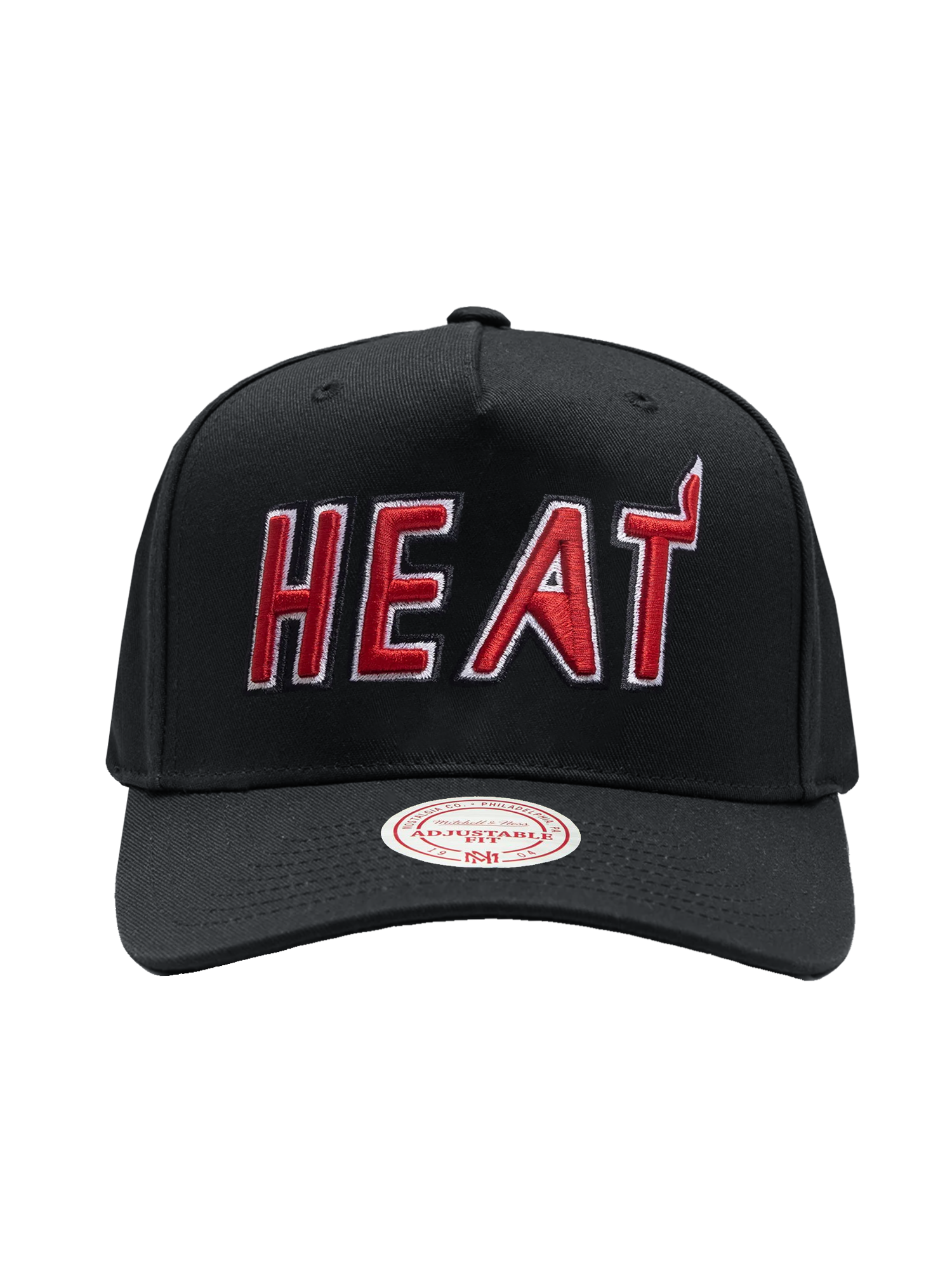 Miami Heat Mitchell & Ness NBA HWC MVP Snapback Hat - Black