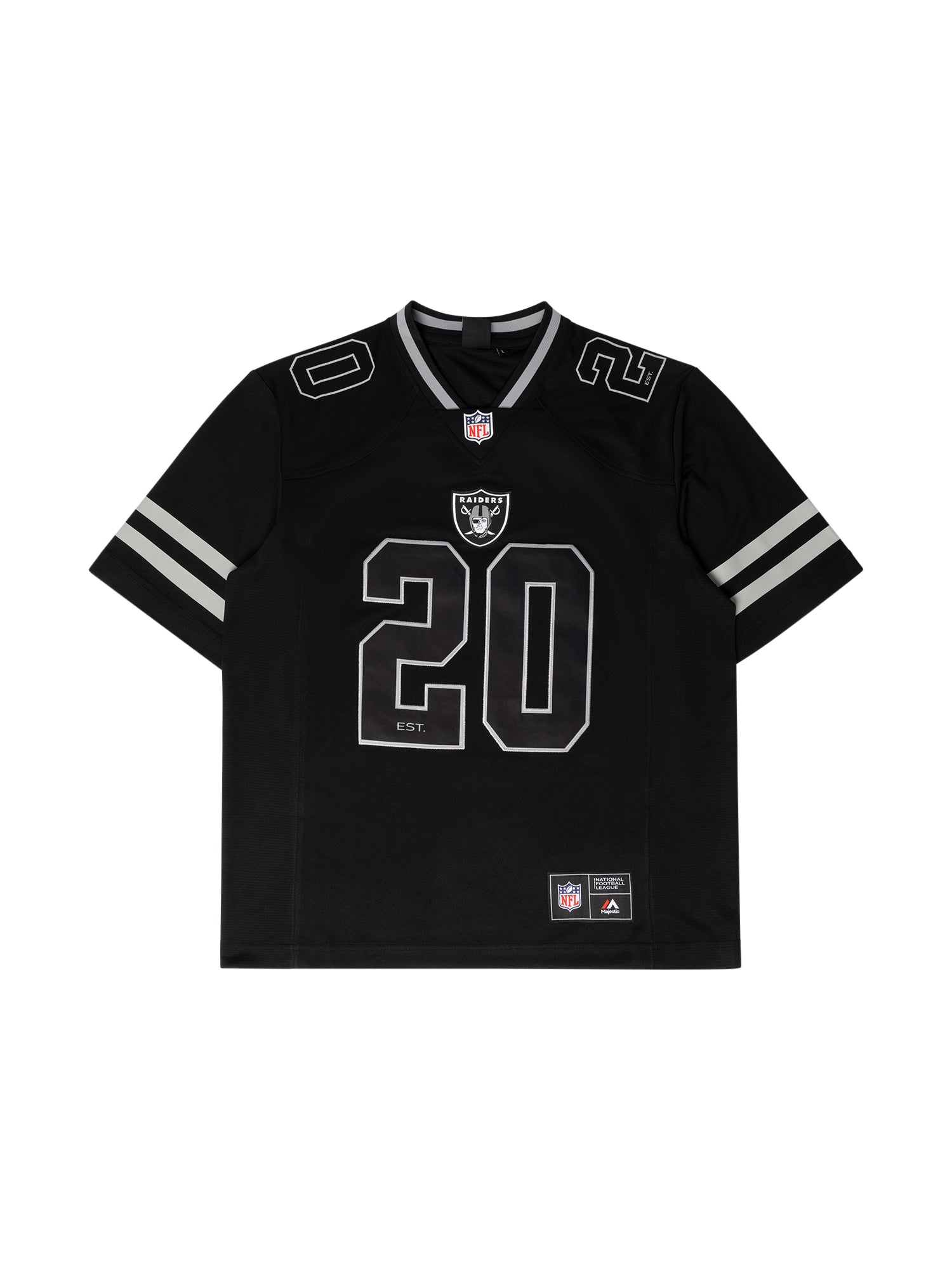 Las Vegas Raiders NFL Foundation Replica Mesh Jersey - Black