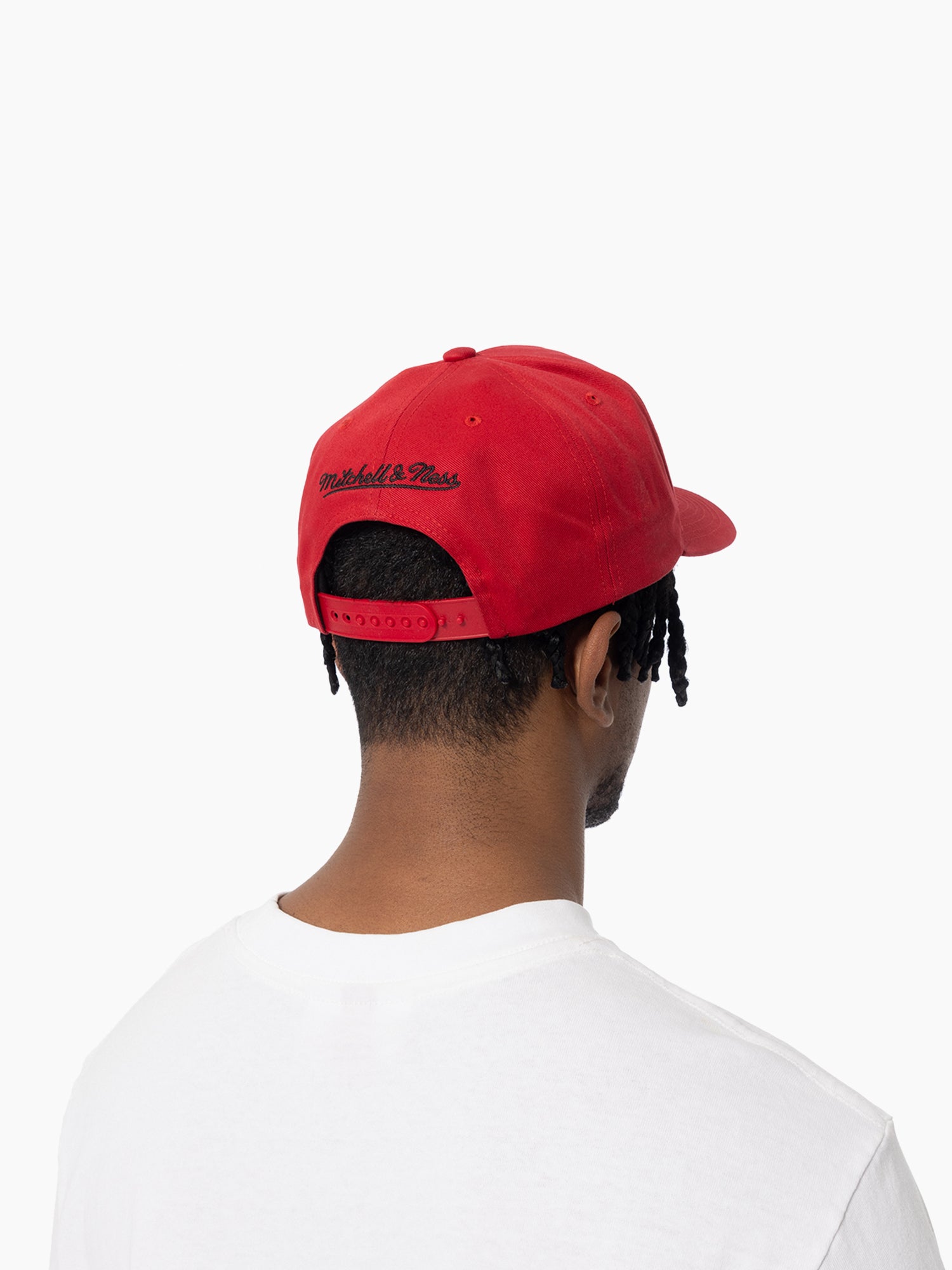 Chicago Bulls Mitchell & Ness NBA Jam Session Pro Pinch Snapback Hat - Red