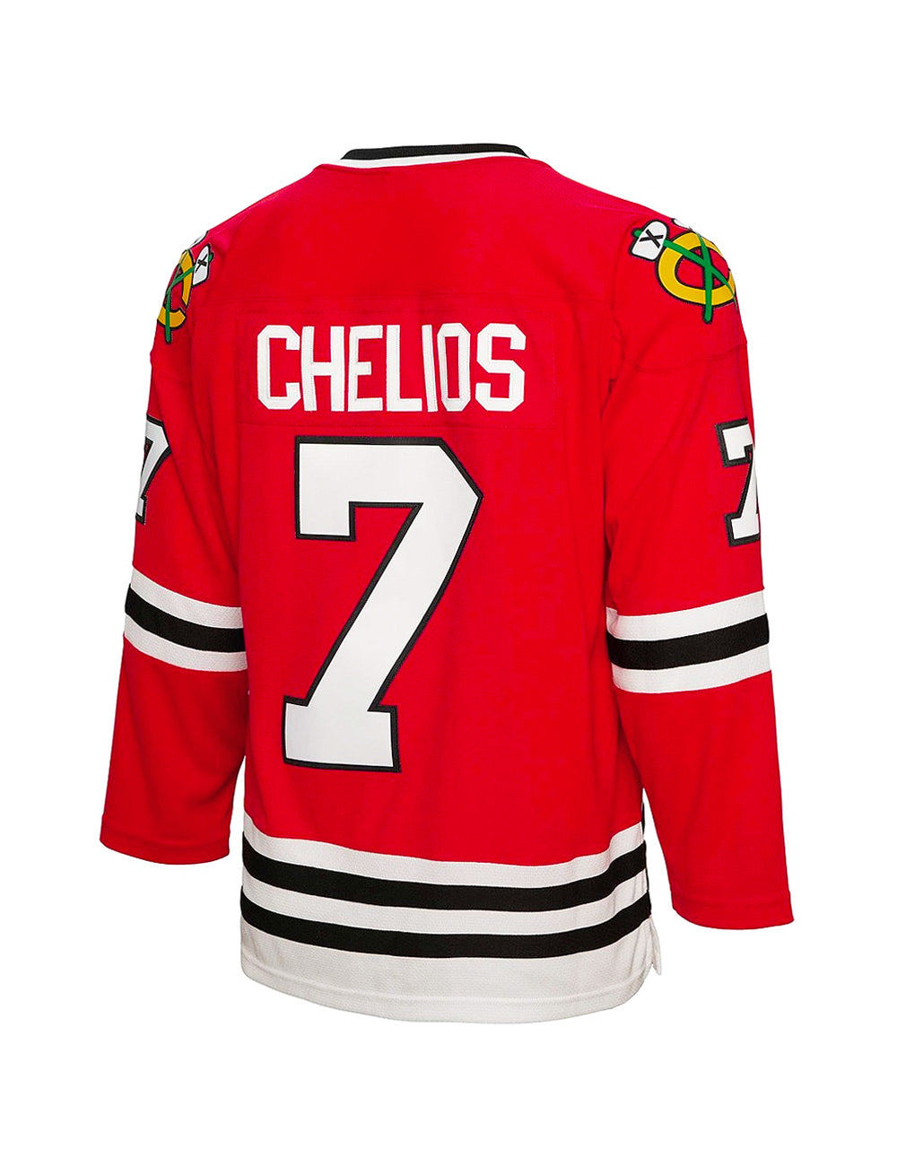 Chris Chelios Chicago Blackhawks Mitchell & Ness NHL 91 Blue Line Jersey