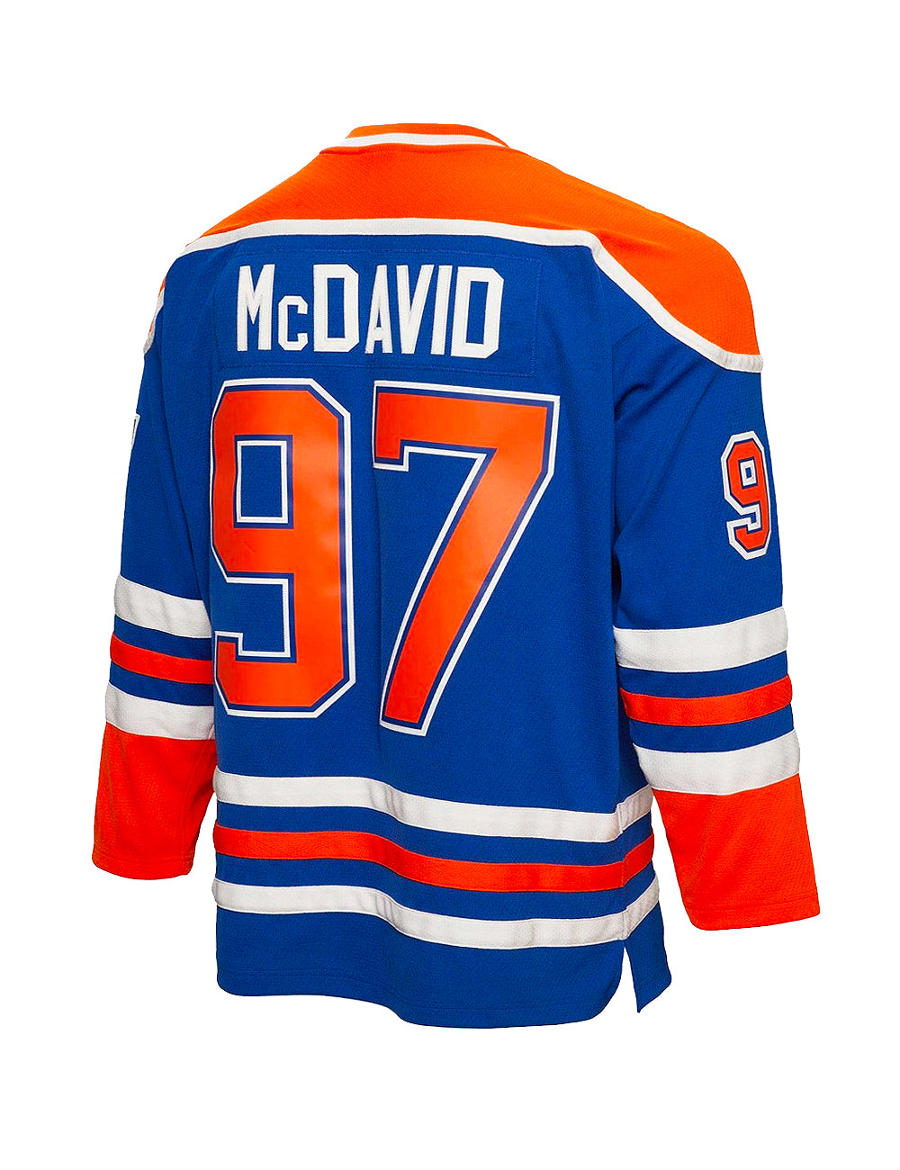 Connor McDavid Edmonton Oilers Mitchell & Ness NHL 15-16 Blue Line Jersey