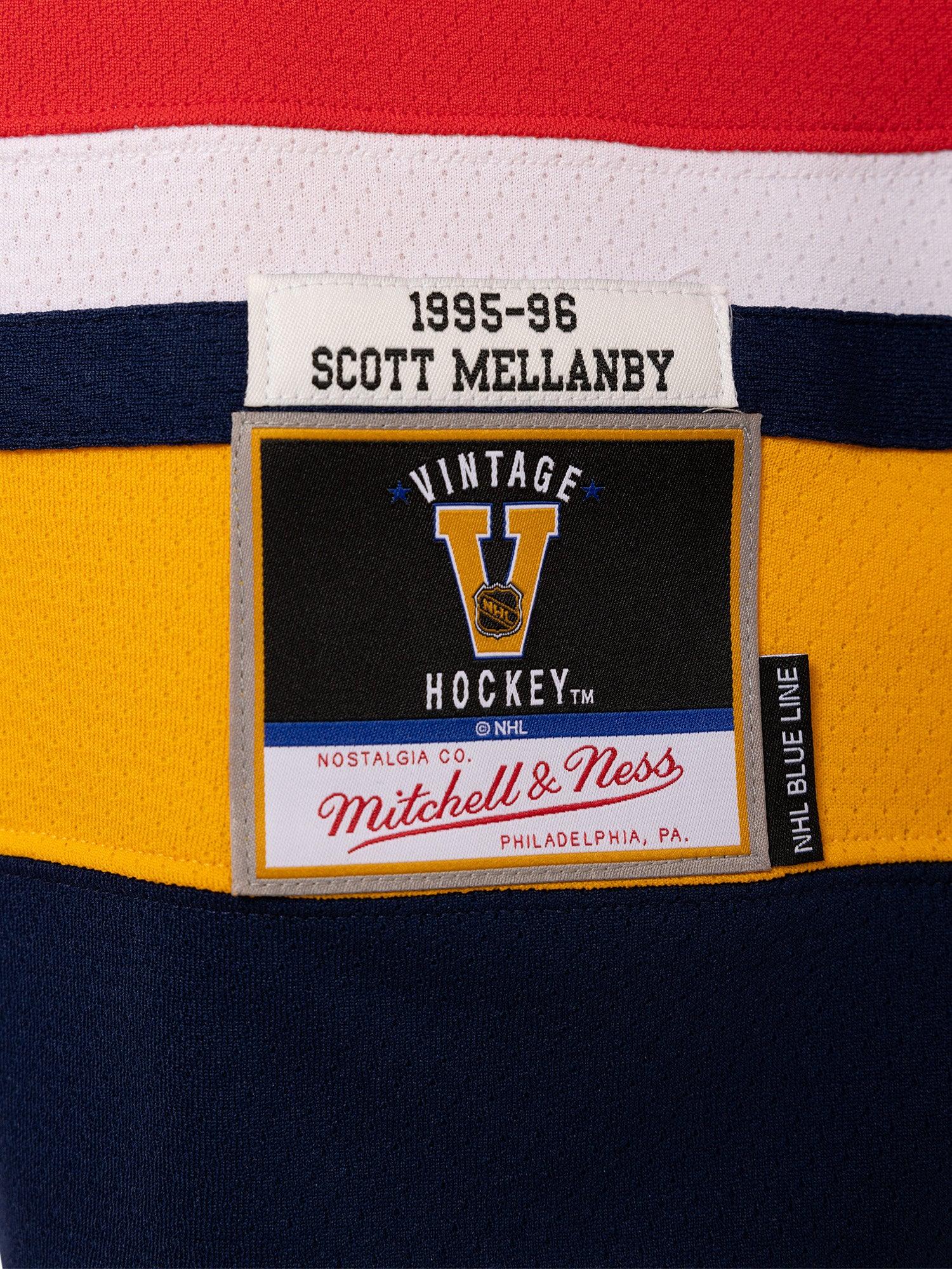 Scott Mellanby Florida Panthers Mitchell & Ness NHL 95-96 Blue Line Jersey - Red