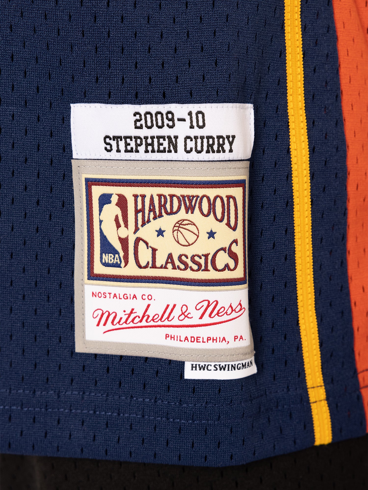 Steph Curry Golden State Warriors Mitchell & Ness NBA 09 Road Swingman Jersey - Navy